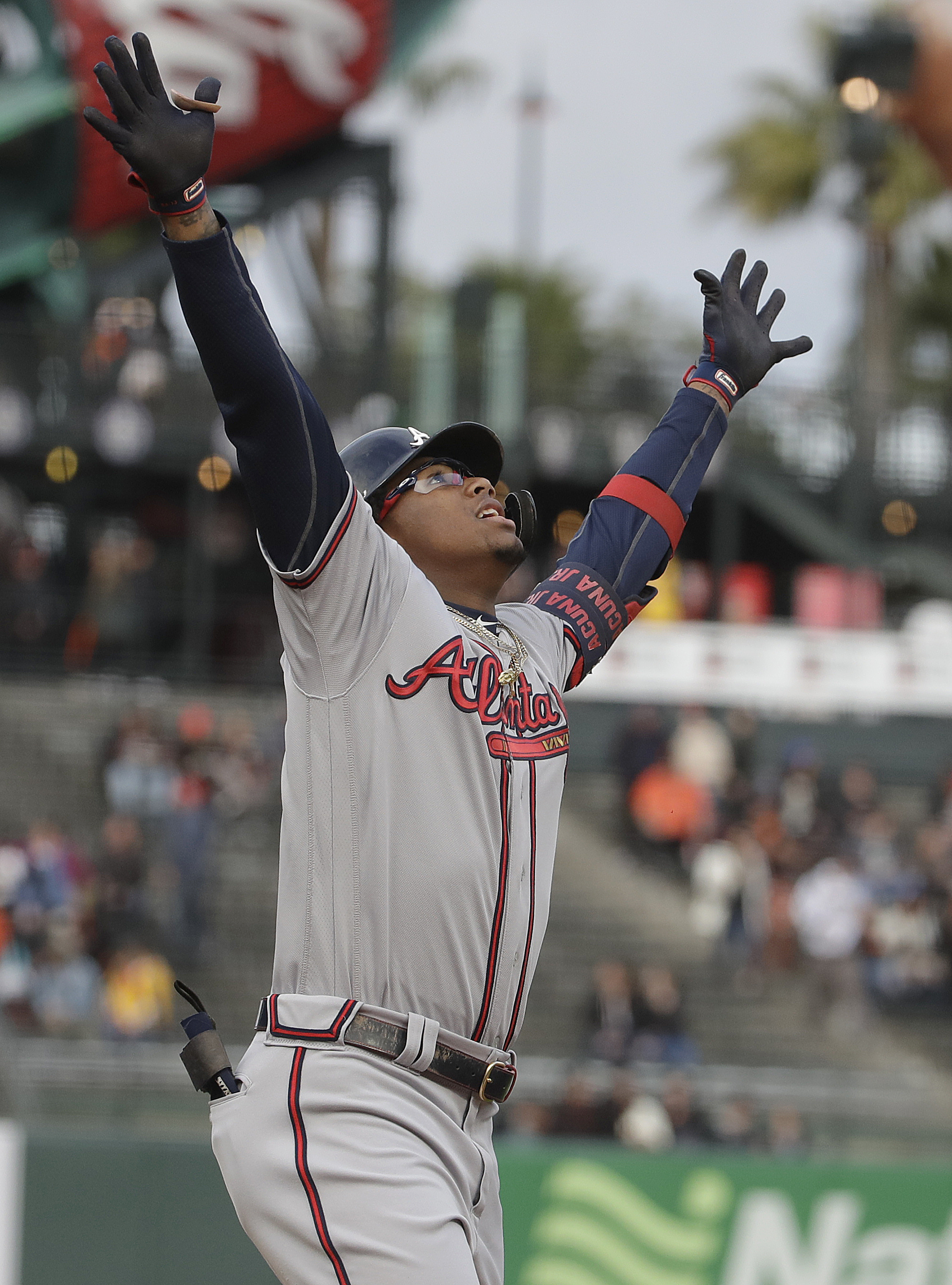 Soroka, Acuña lead Braves to a 4-1 victory over Giants