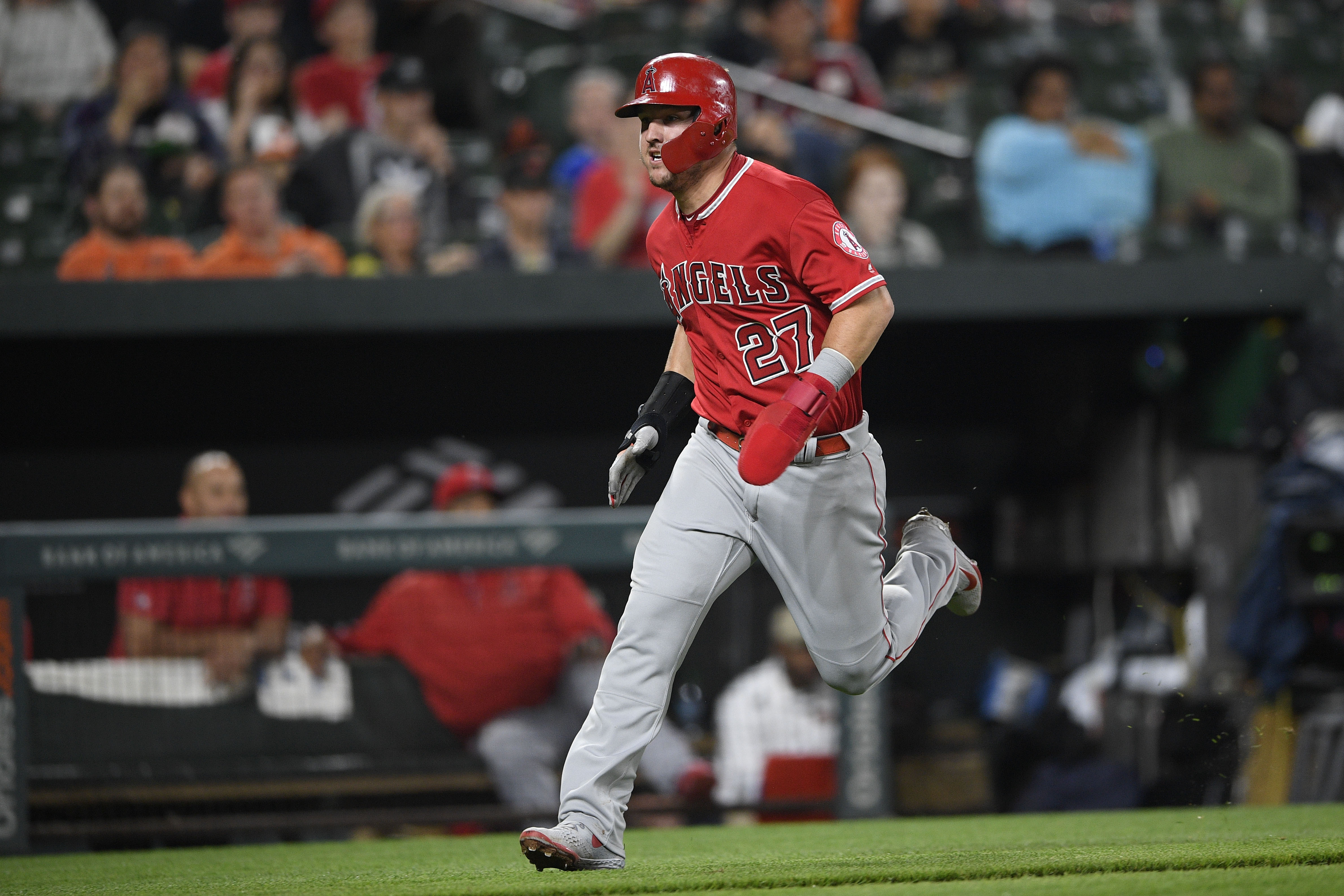 Trout HR, 3 RBIs help Angels beat Orioles 8-3