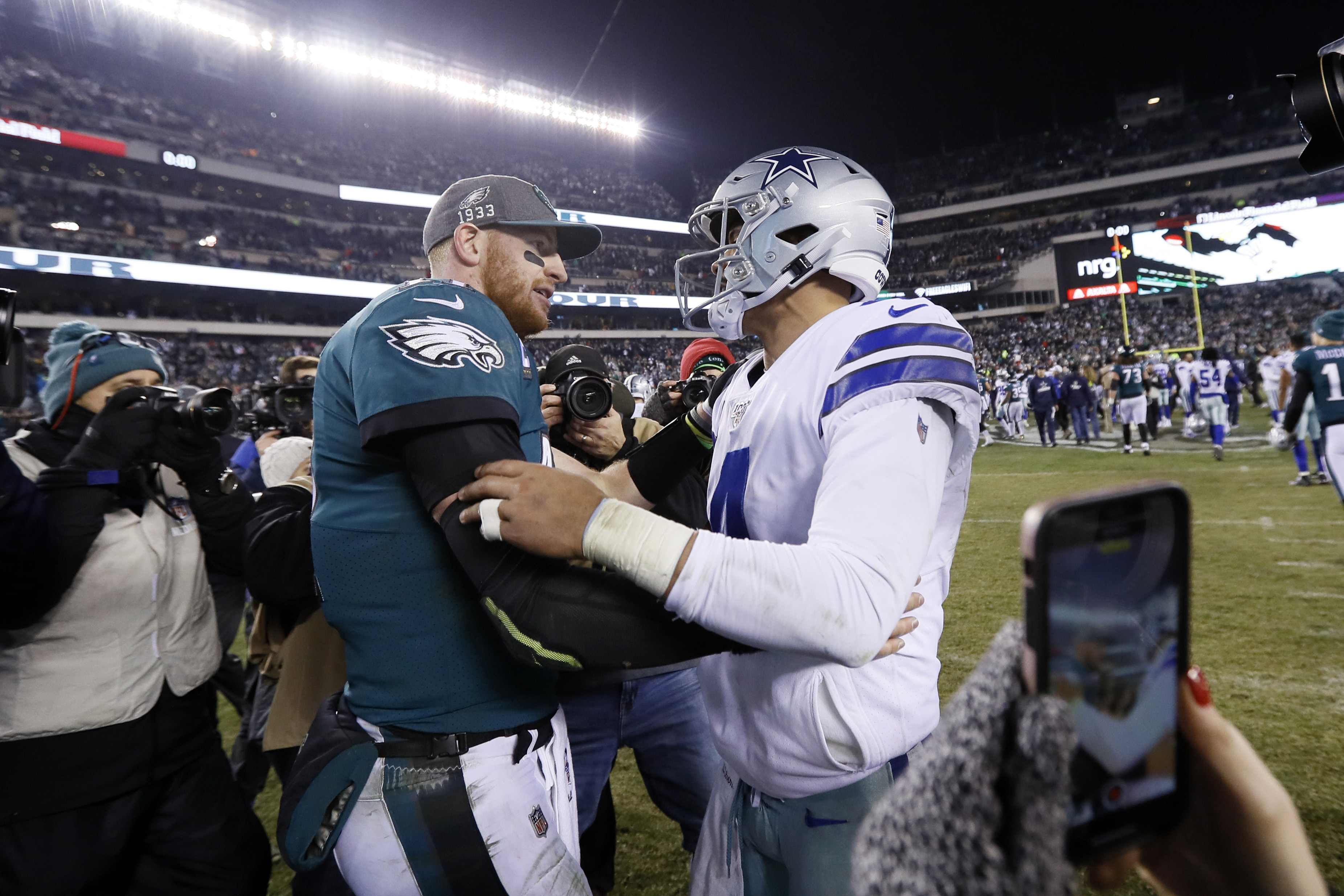 The Latest: Eagles in playoffs, claim NFC East after victory