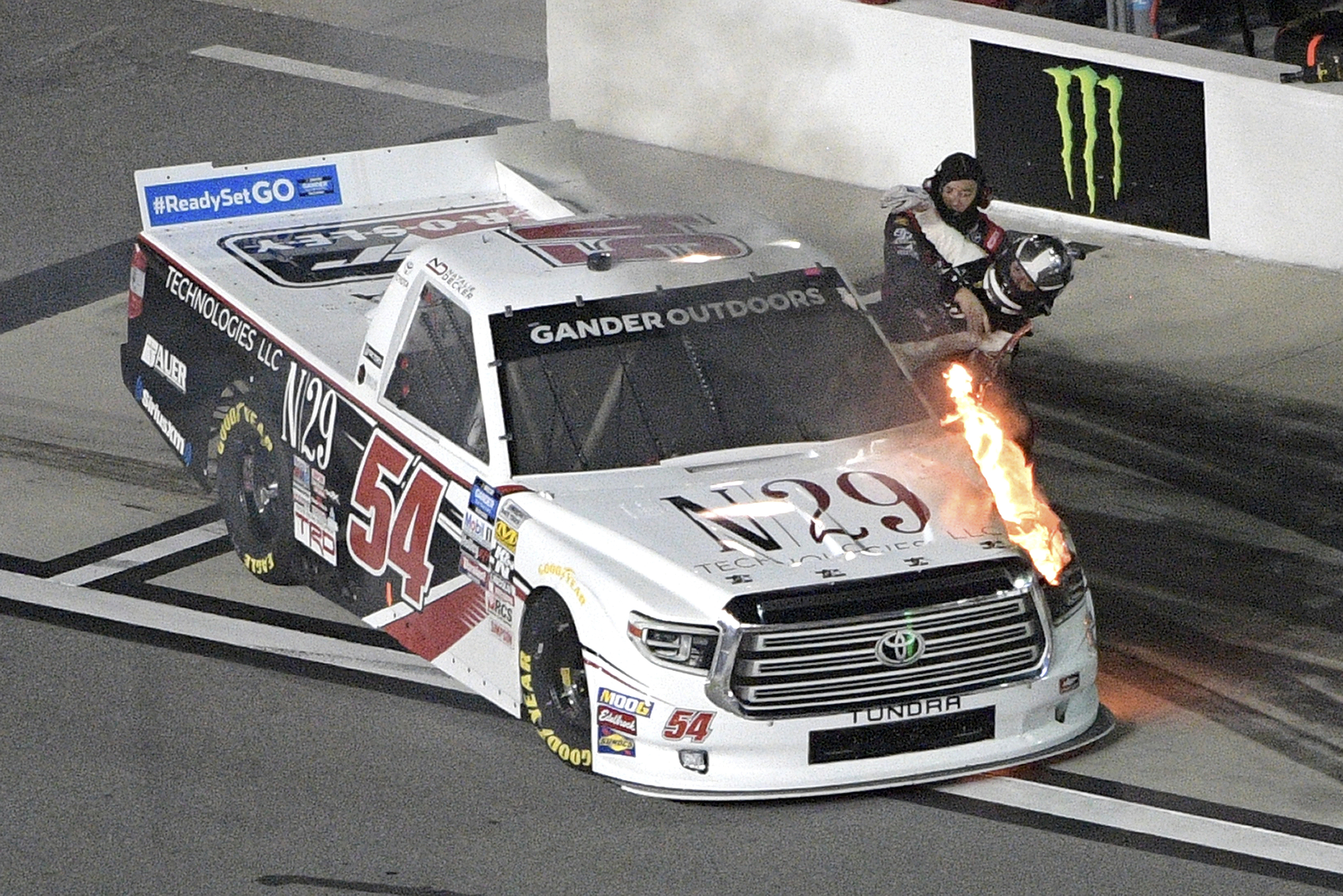 Austin Hill earns Truck Series victory in Daytona opener