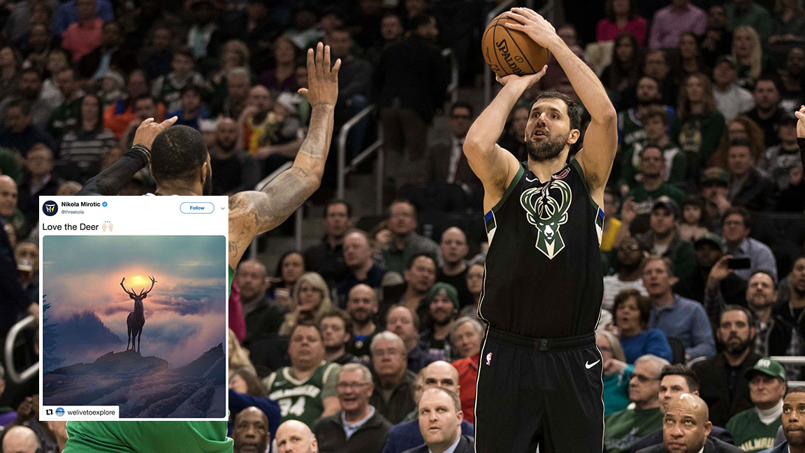 Top Tweets: Nikola Mirotic loves being a Milwaukee Buck