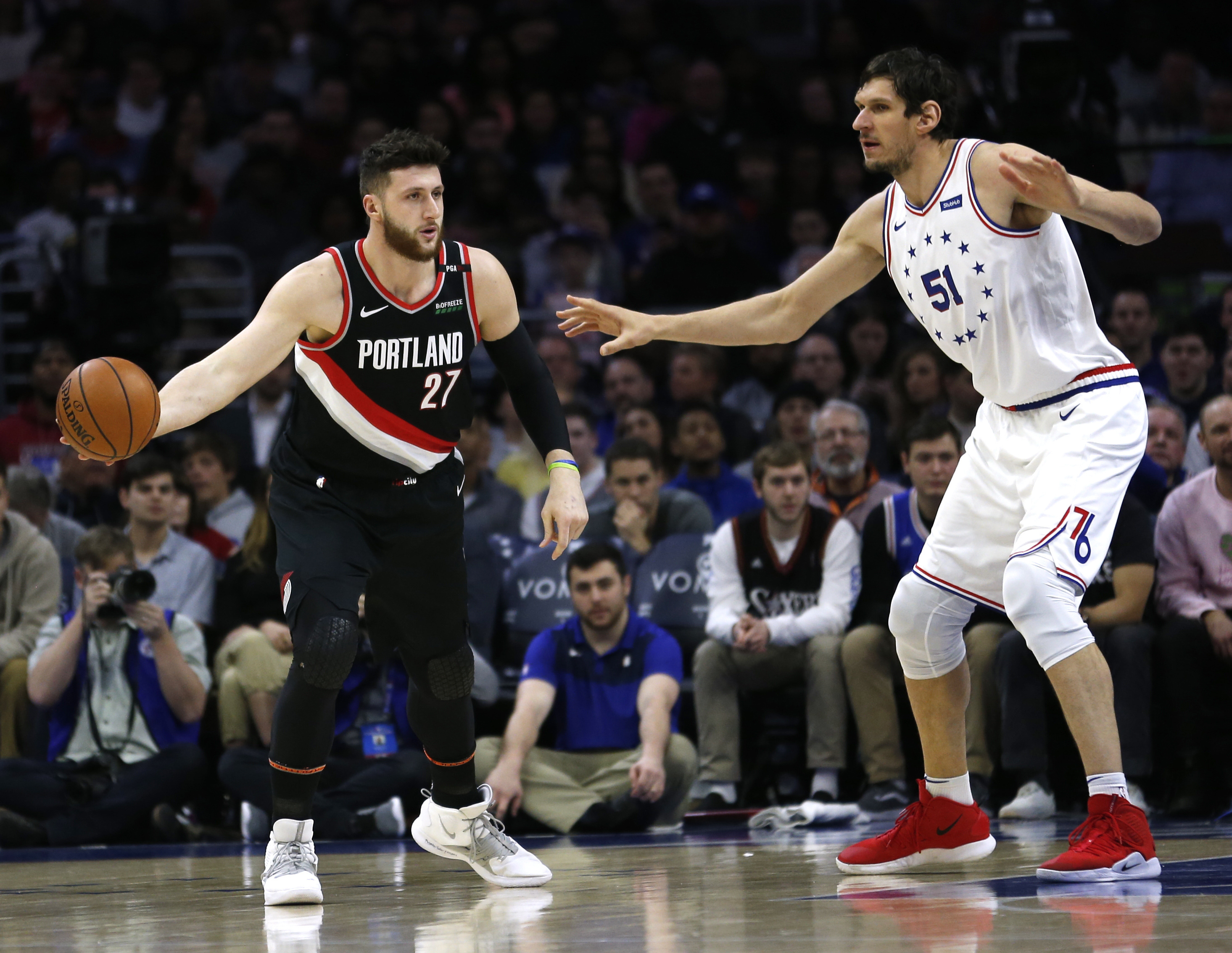 Jusuf Nurkic scores 24, Blazers beat Sixers 130-115