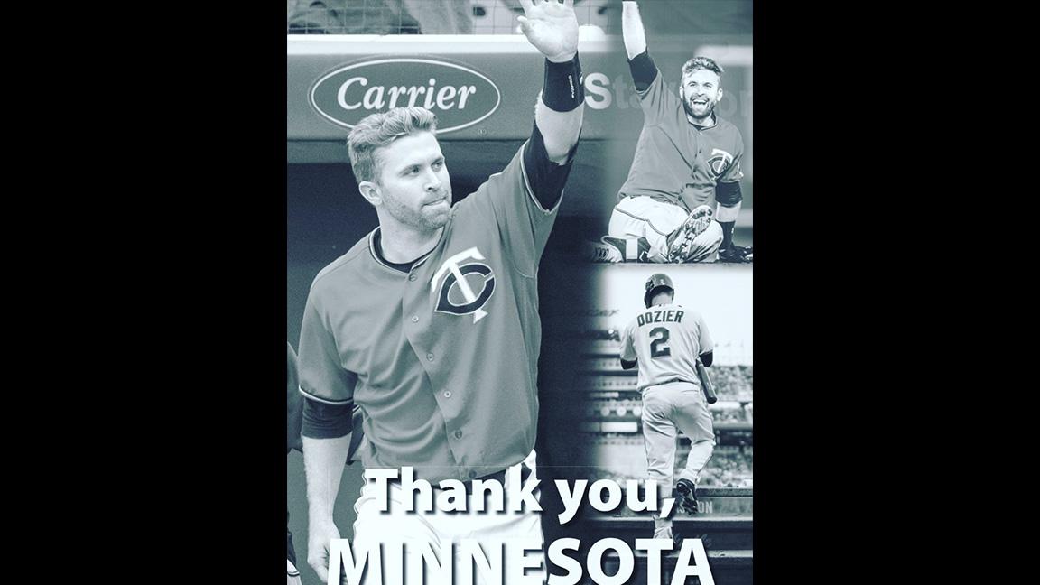 Top Tweets: Brian Dozier bids farewell to Minnesota