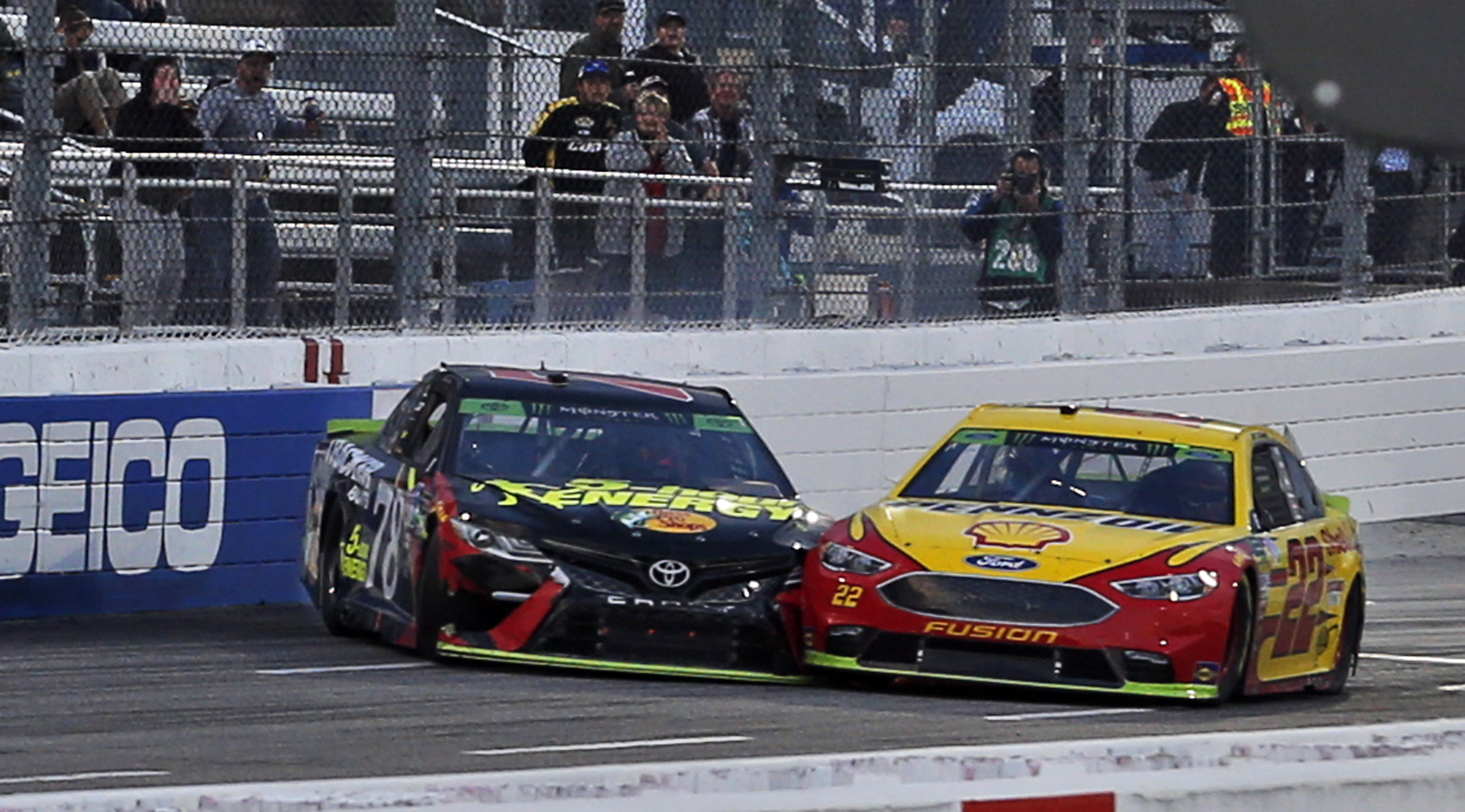 Column: Logano put it all on the line, as he should have