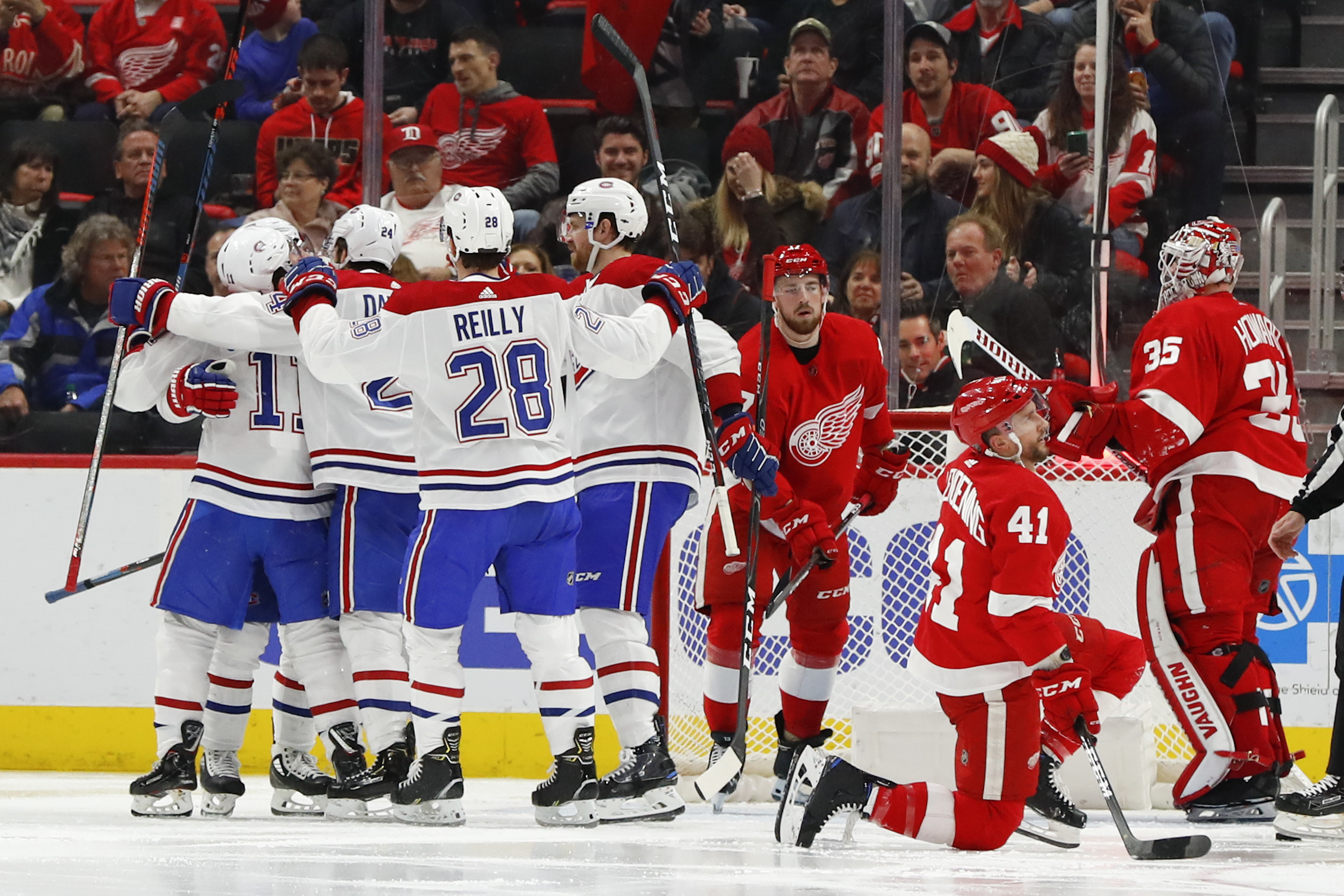 Gallagher, Armia help Canadiens hold off Red Wings 3-2