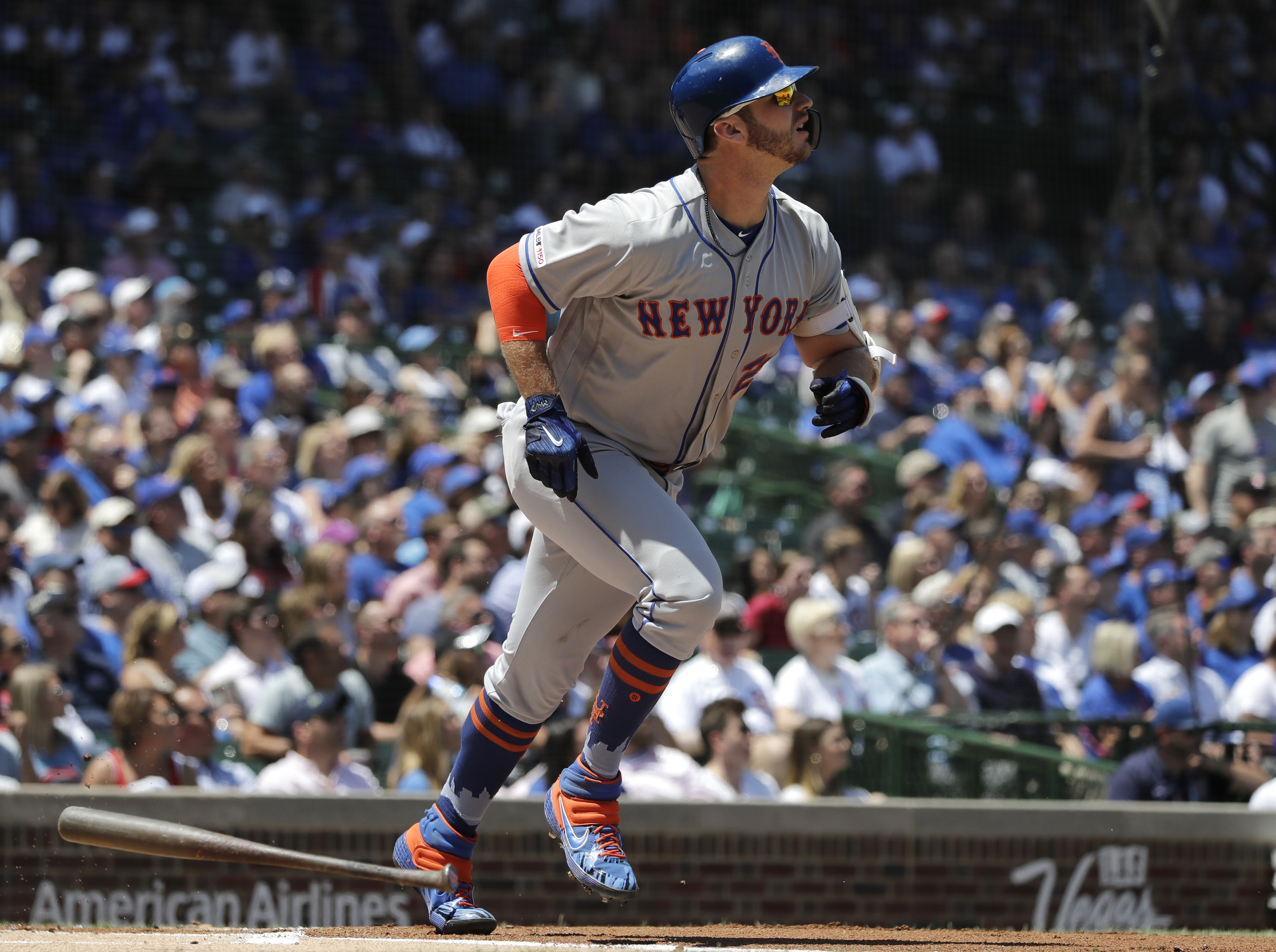 Alonso hits record 26th HR, Mets rout Cubs 10-2