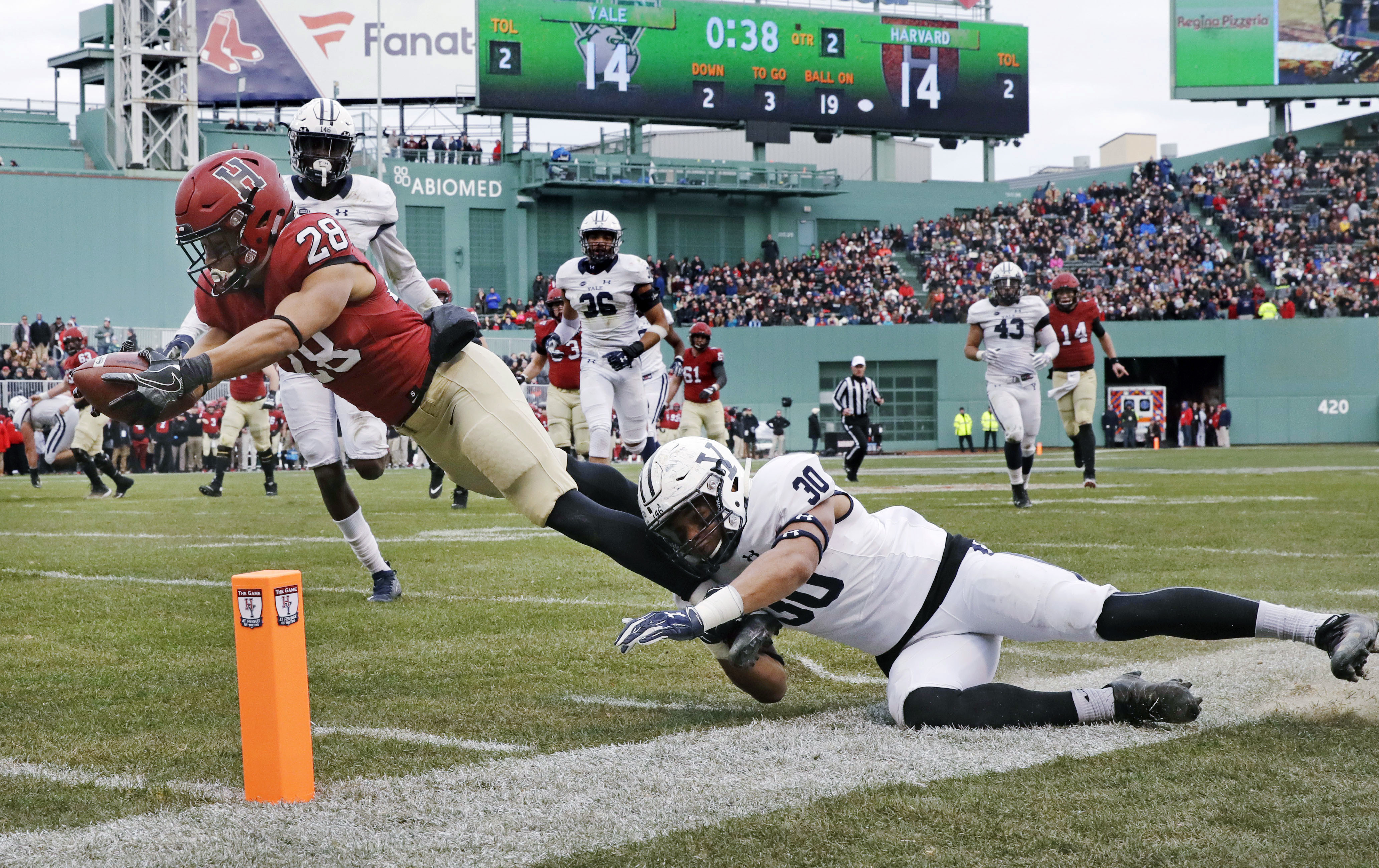 Harvard beats Yale 45-27 as The Game sets scoring record