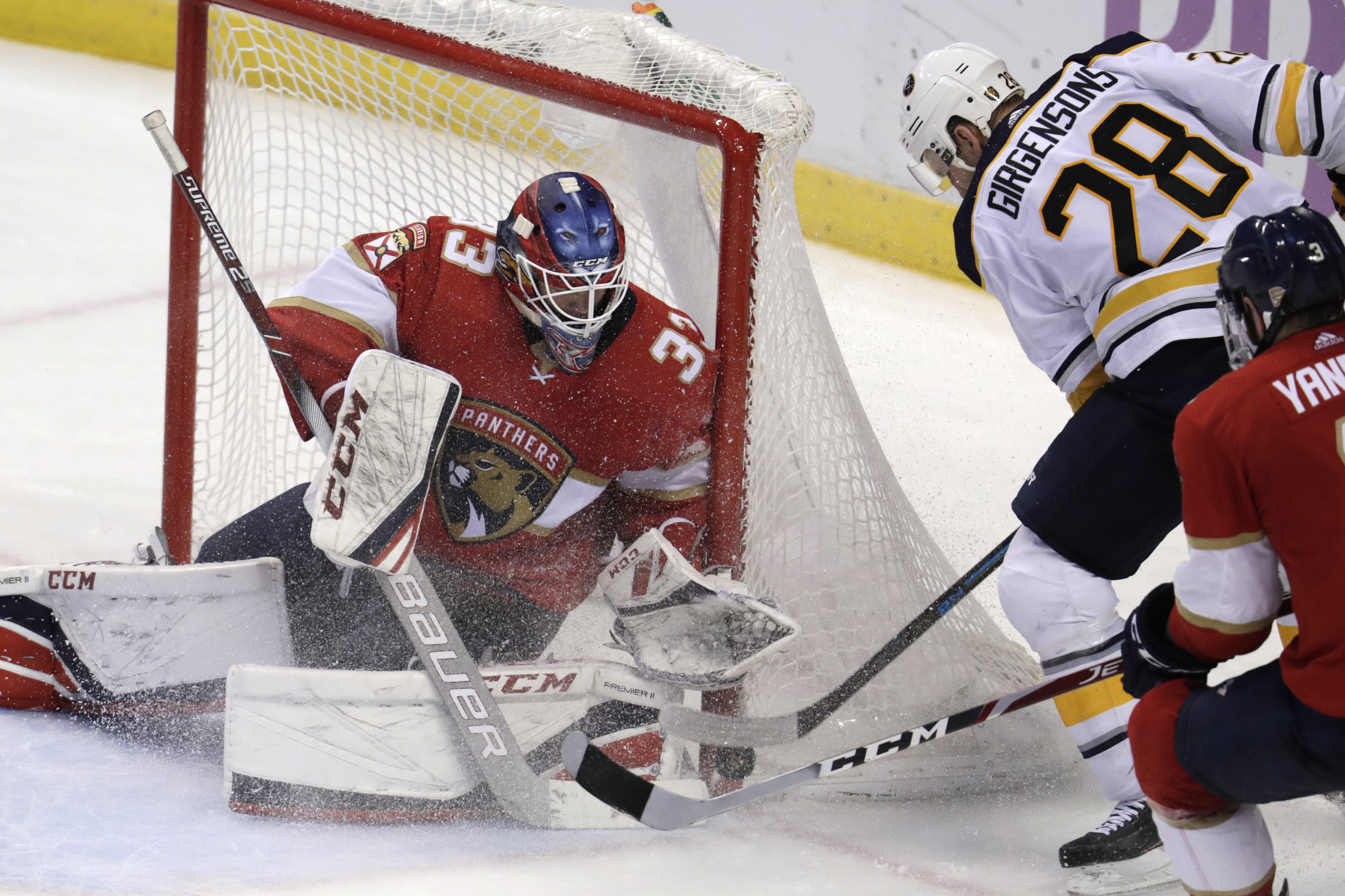 Girgensons, Eichel lead Sabres over Panthers, 5-2