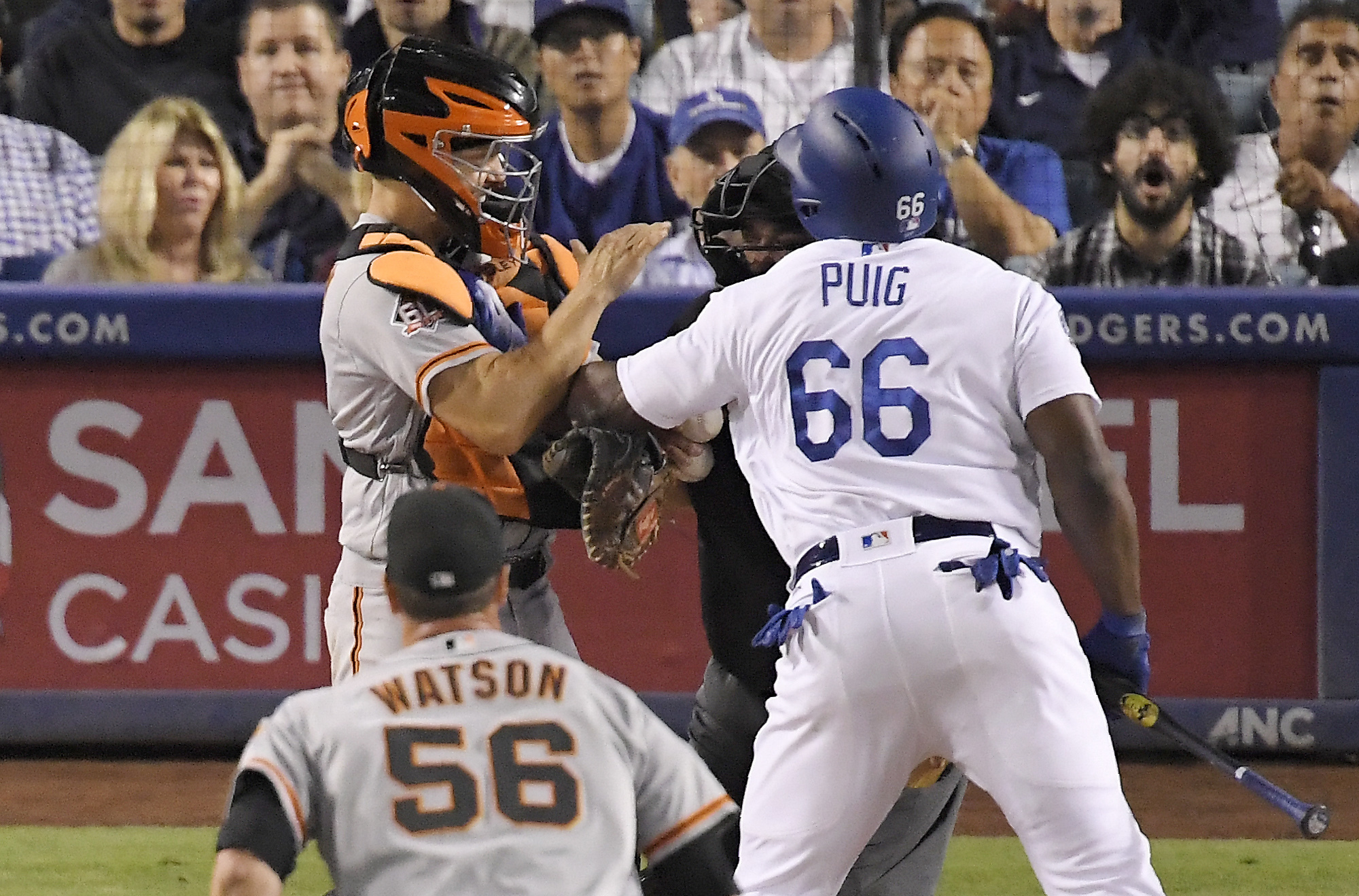 Dodgers' Yasiel Puig suspended 2 games, fined