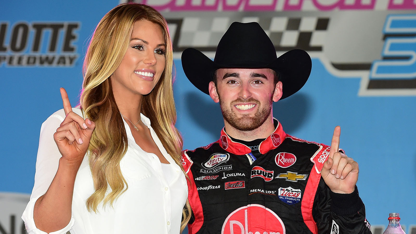 Austin Dillon's cheerleader girlfriend is ready for Halloween