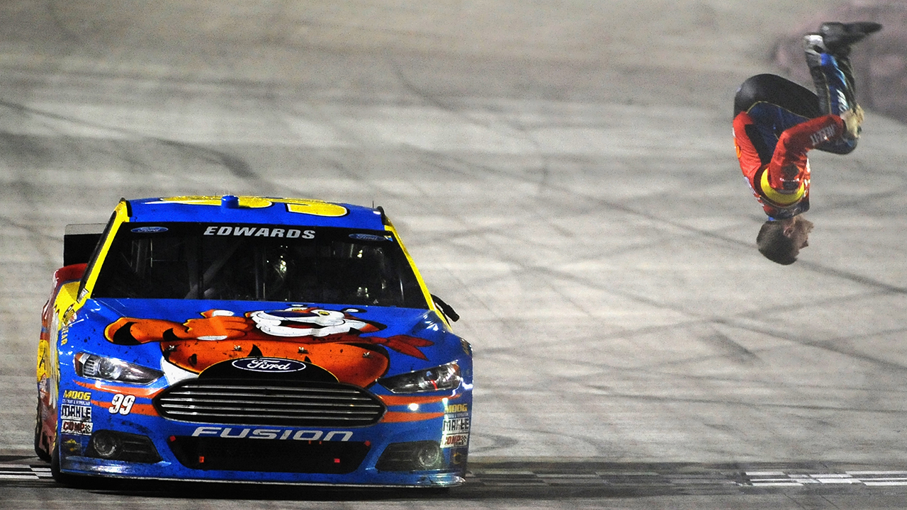 GIF It Up: Danica pushes, Ragan spins and Edwards flips at Bristol