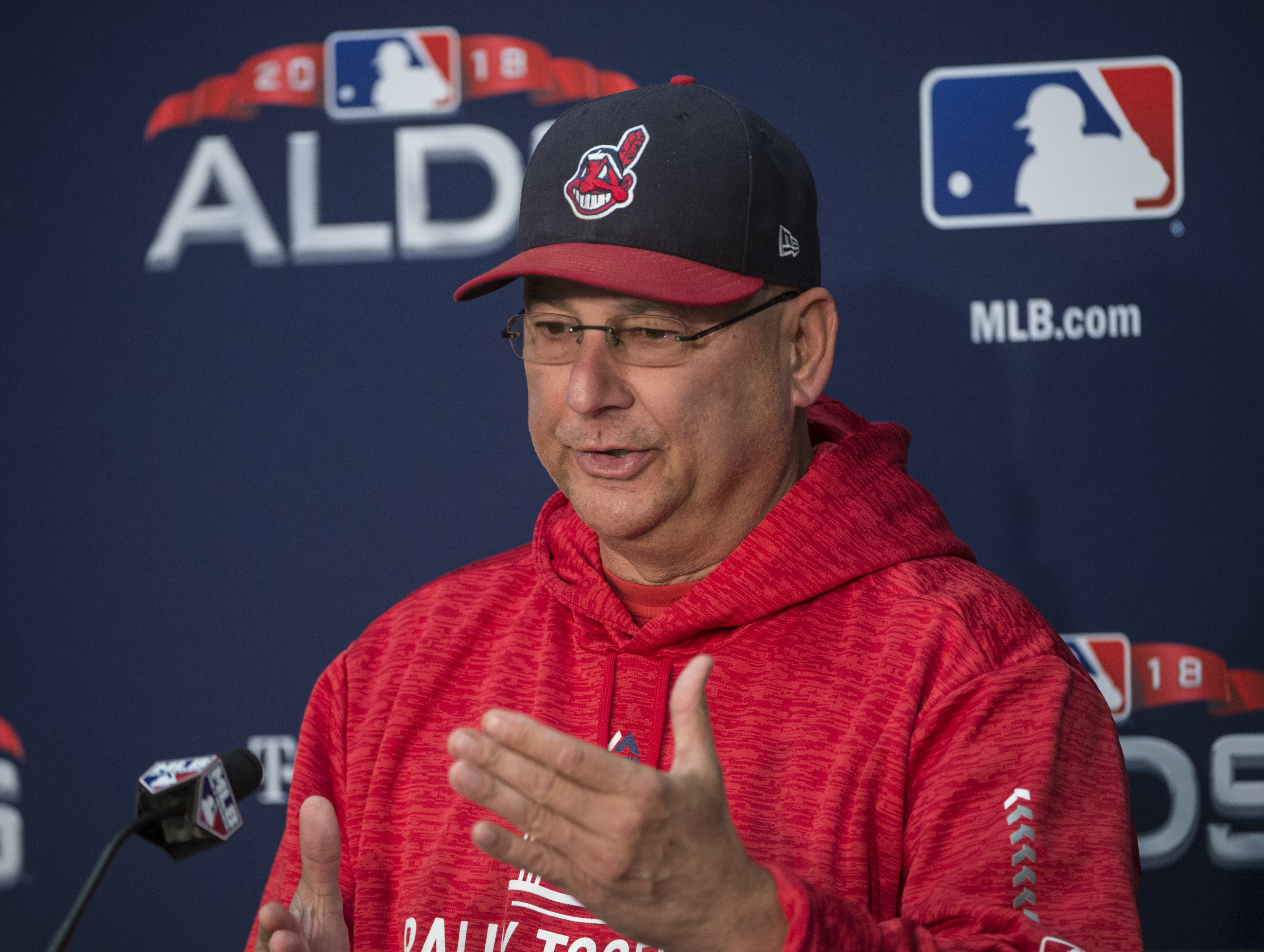 Indians tweak slugging lineup for Game 3 of ALDS