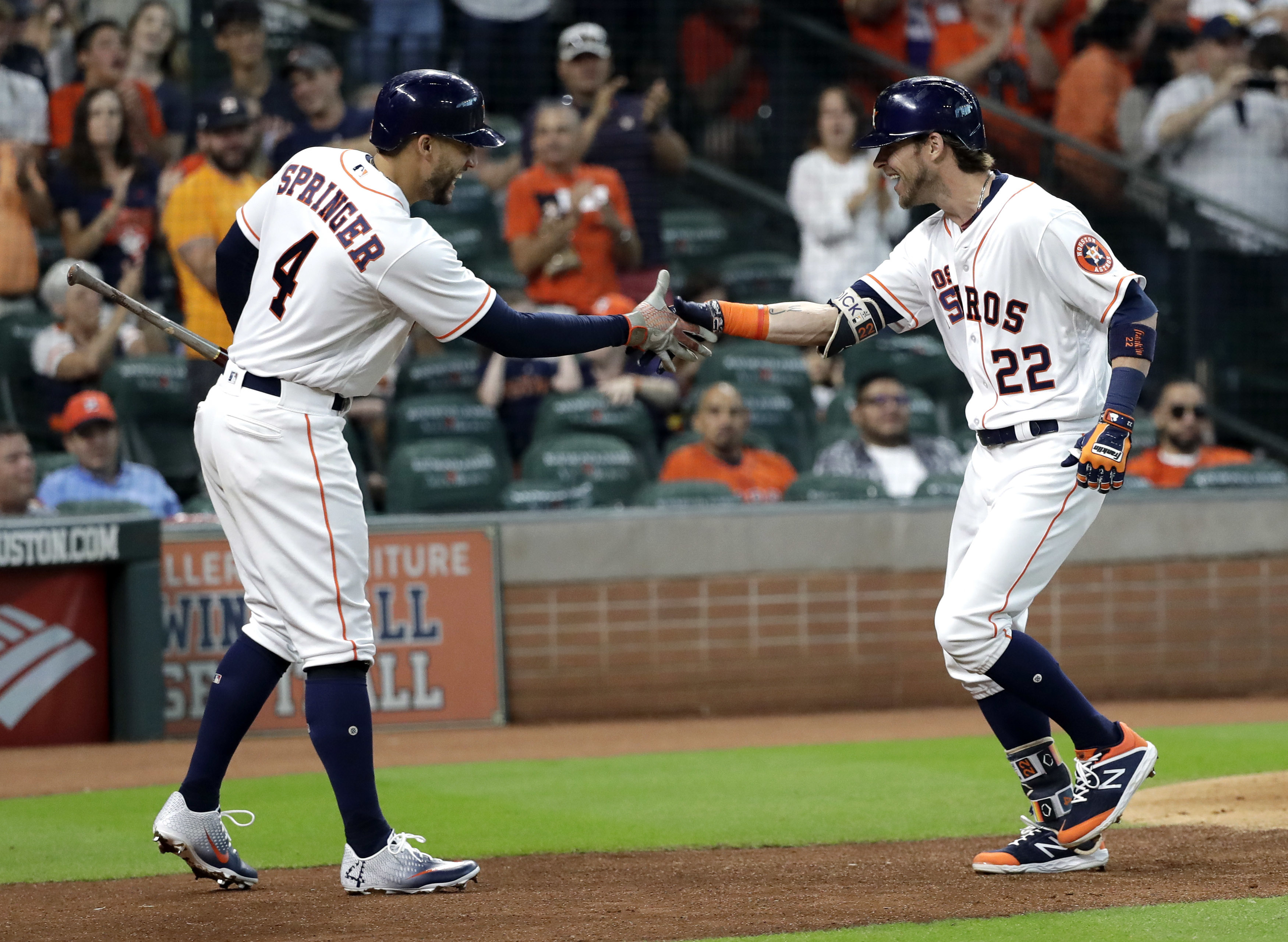 Springer helps Astros beat D-backs 10-4, extend AL West lead