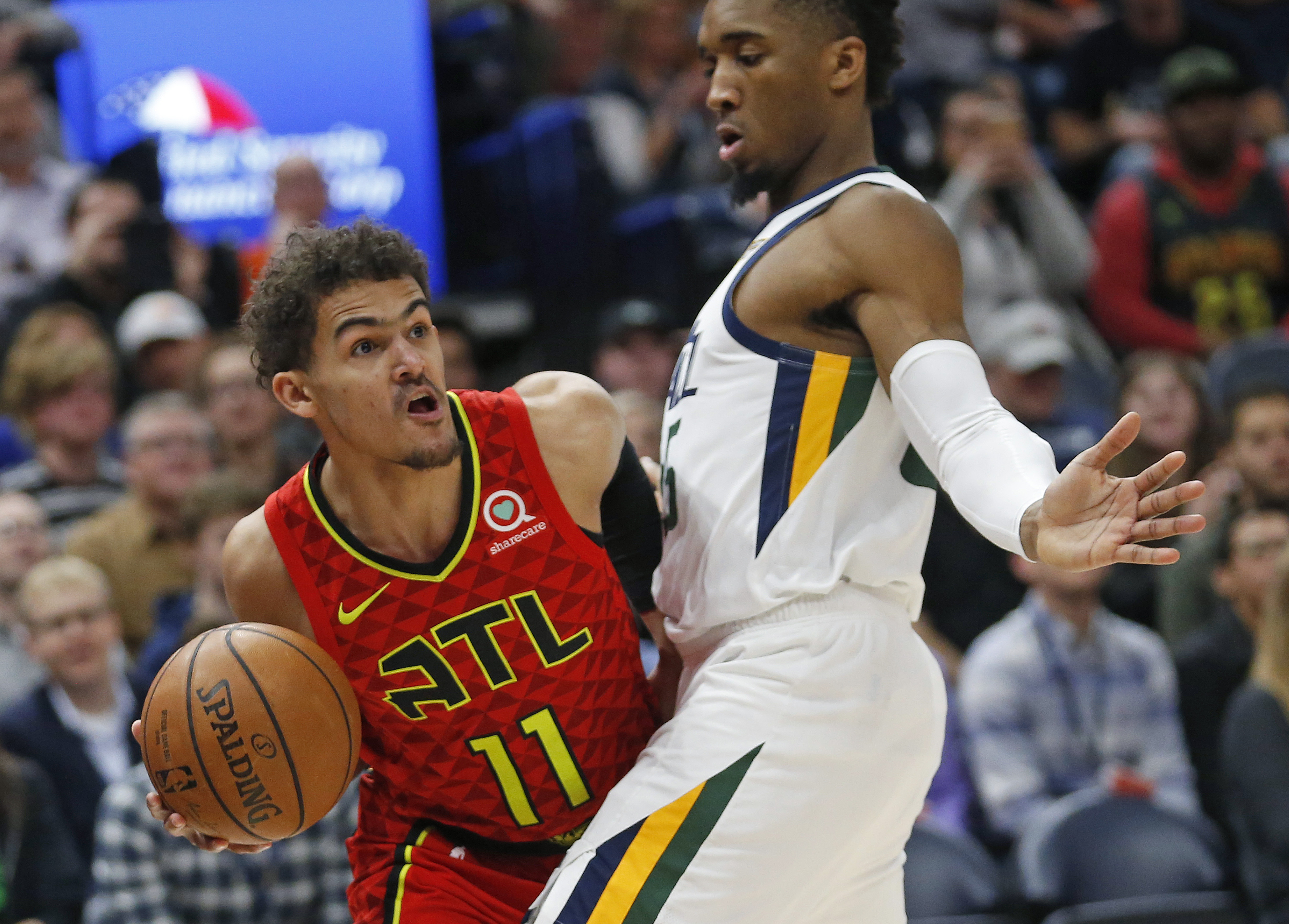 Gobert posts 25 points, 13 boards, Utah tops Hawks 128-112