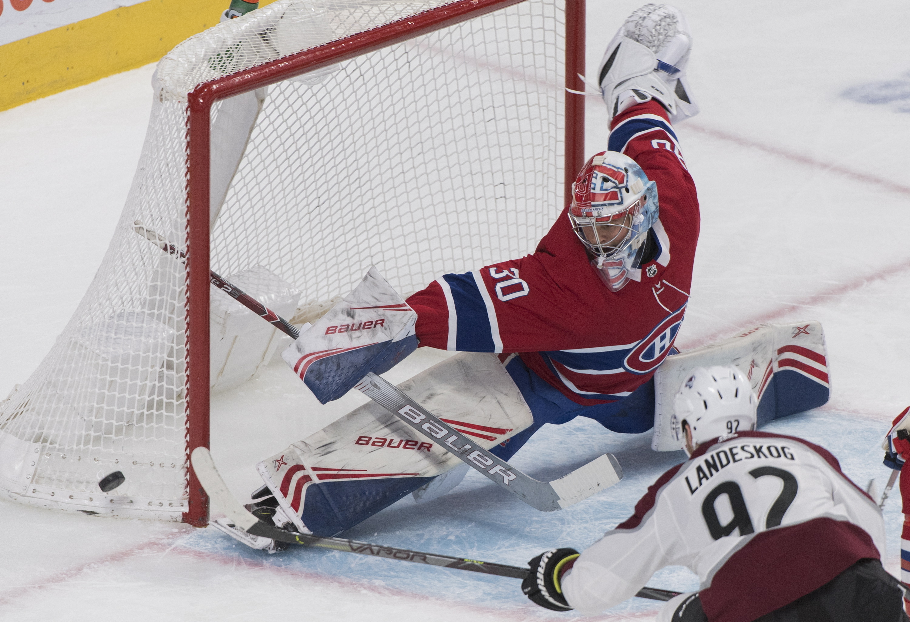 Landeskog scores in return, Avalanche beat Canadiens 3-2