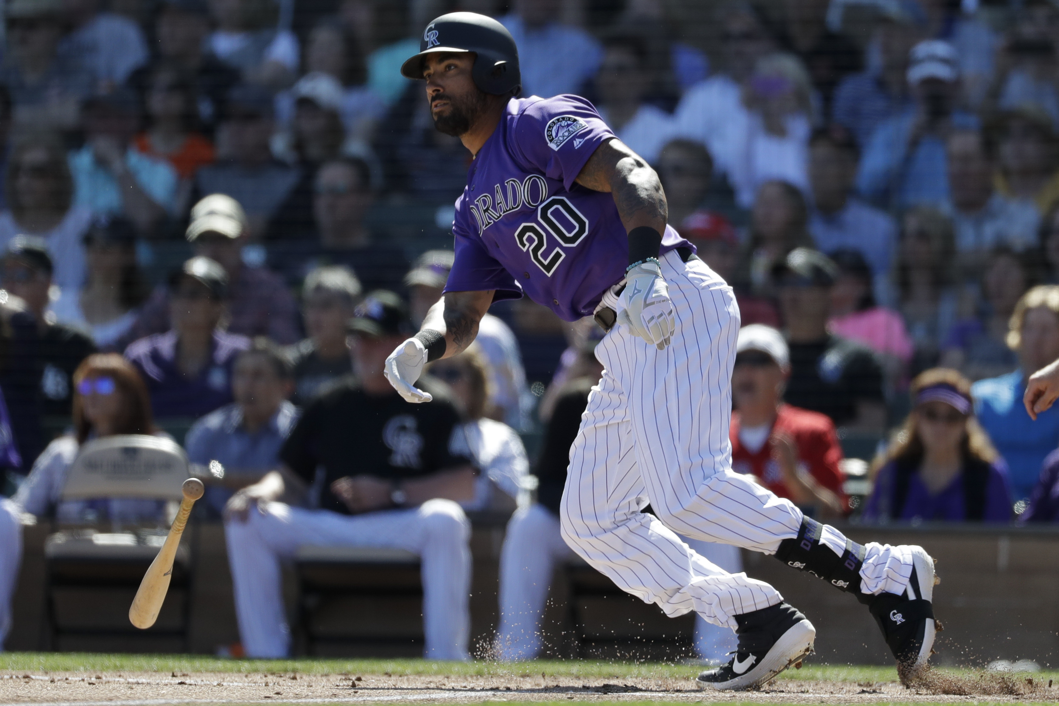 Rockies' Desmond moves, at 33 is one of oldest CFs in majors