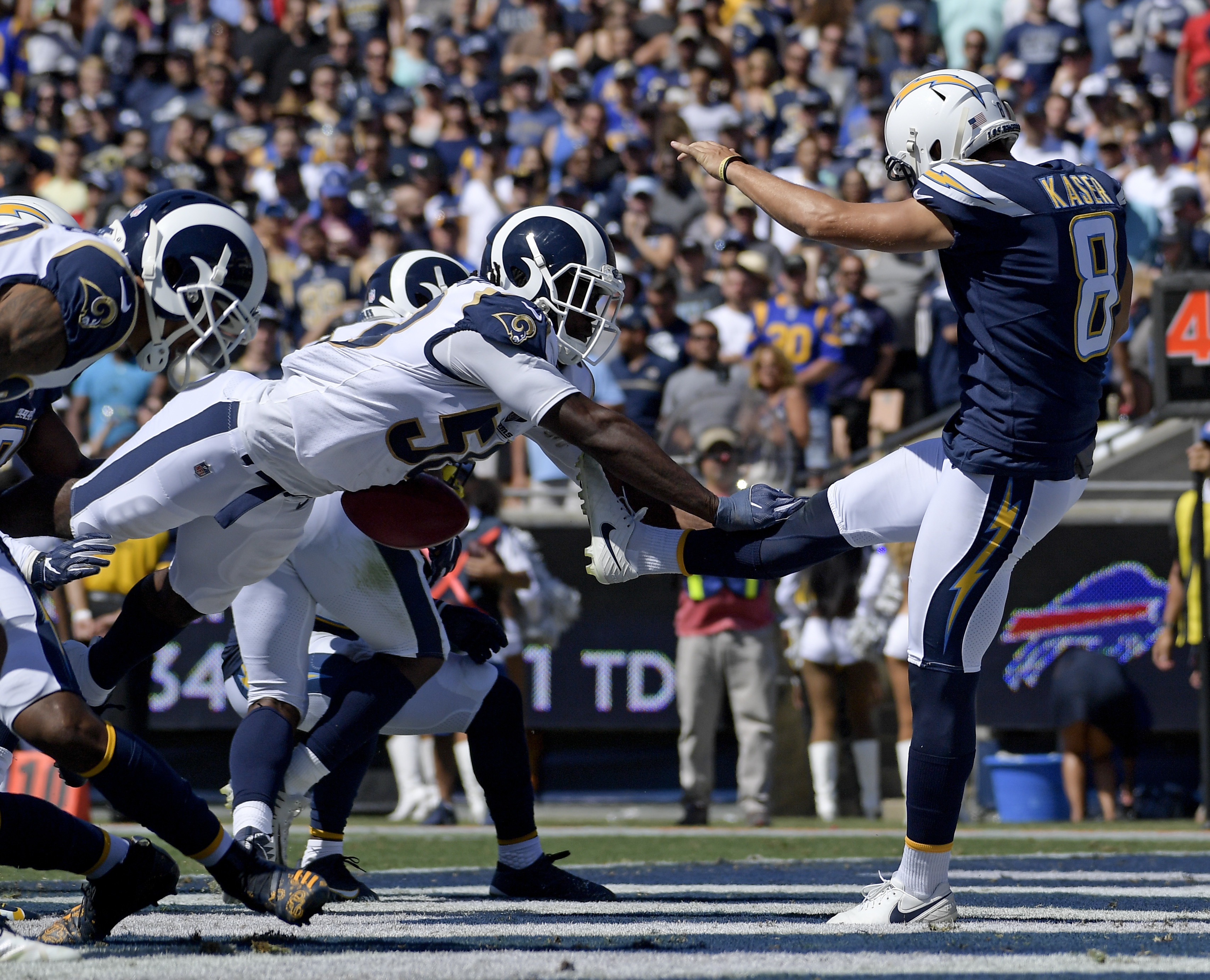 Rams hold off Chargers 35-23 in LA’s crosstown showdown