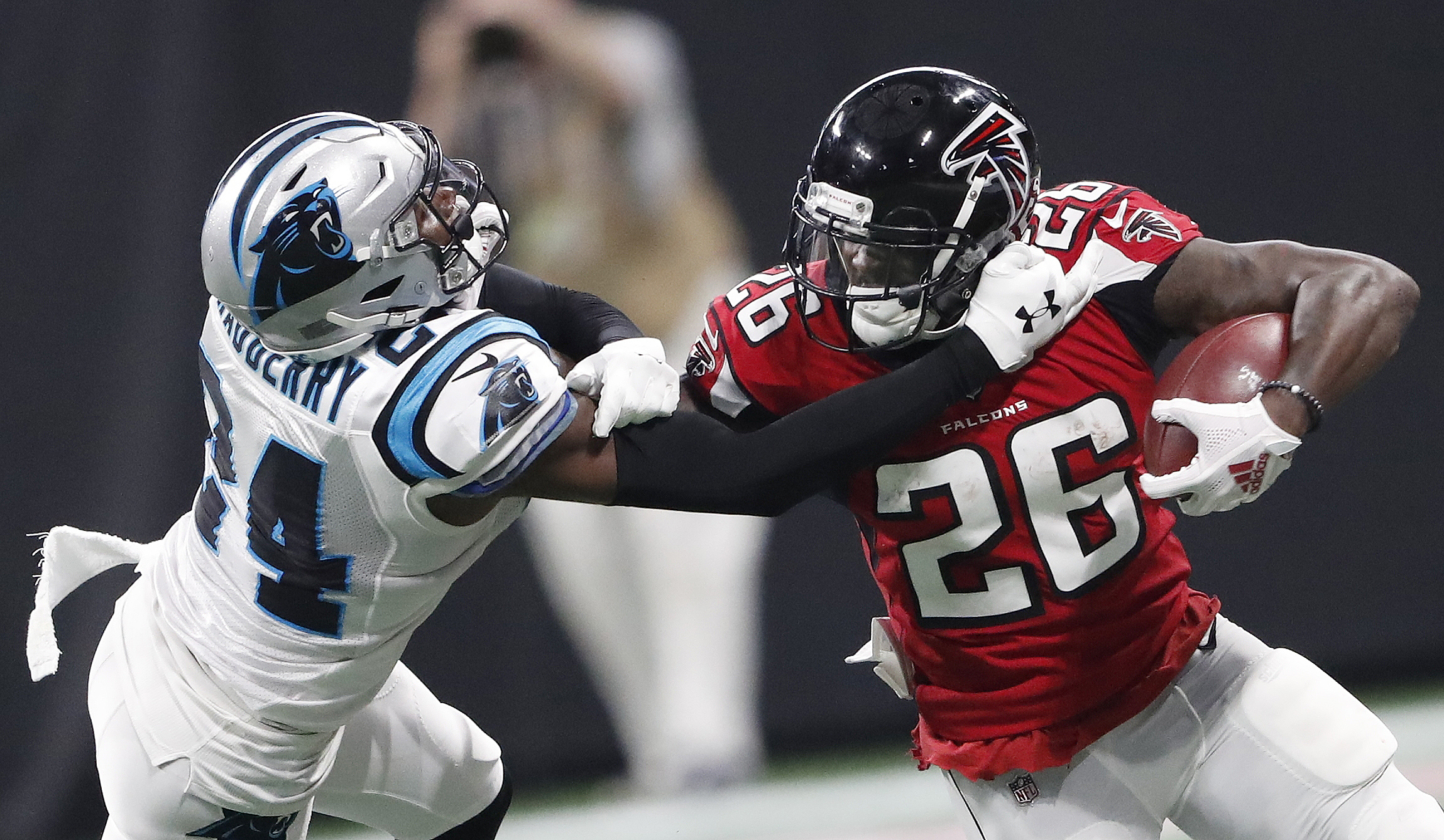 Falcons survive to beat Panthers 31-24 in NFC South thriller
