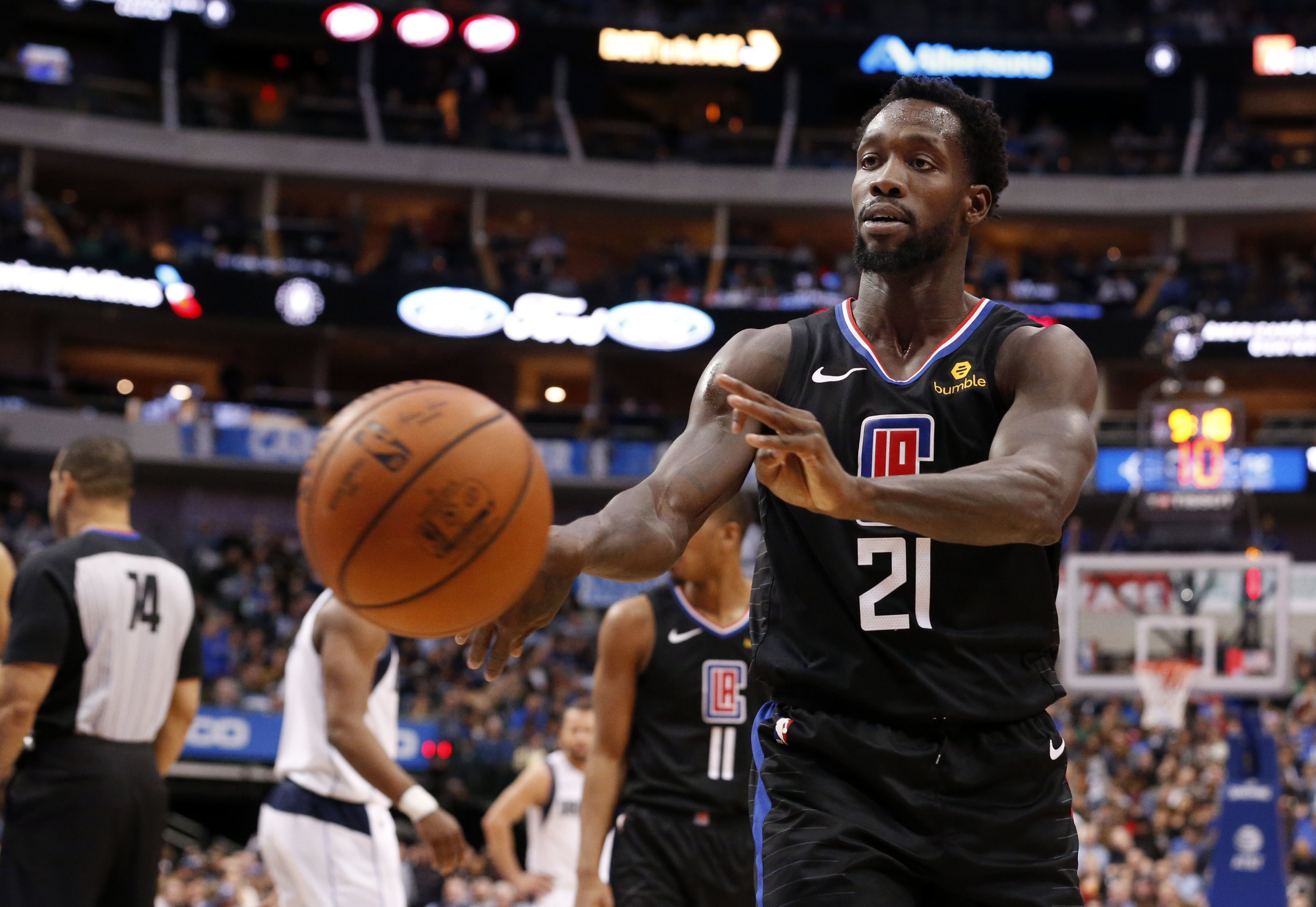 Clippers' Beverley fined $25K for throwing basketball at fan