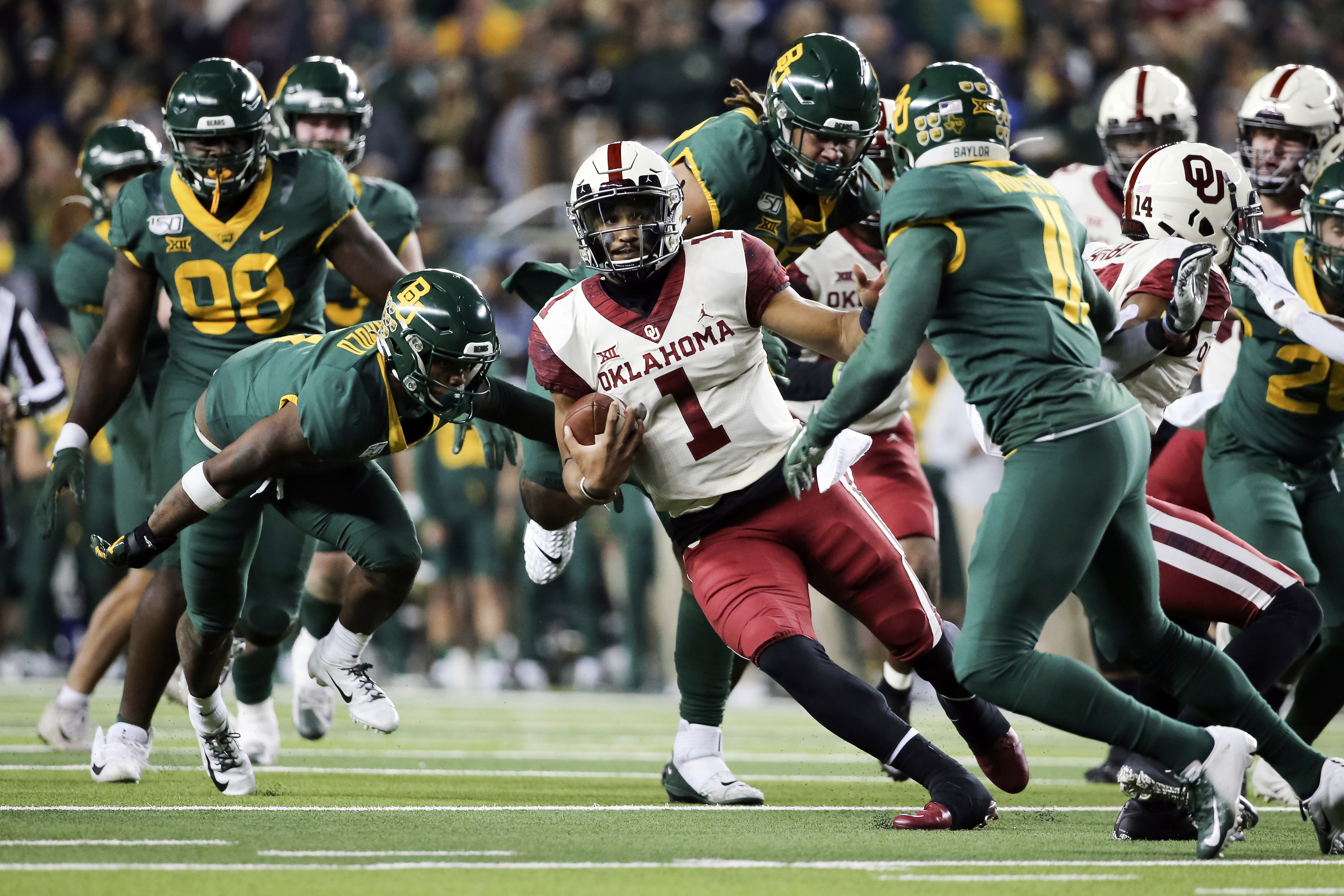 No. 6 Oklahoma, No. 8 Baylor on playoff edge in Big 12 game