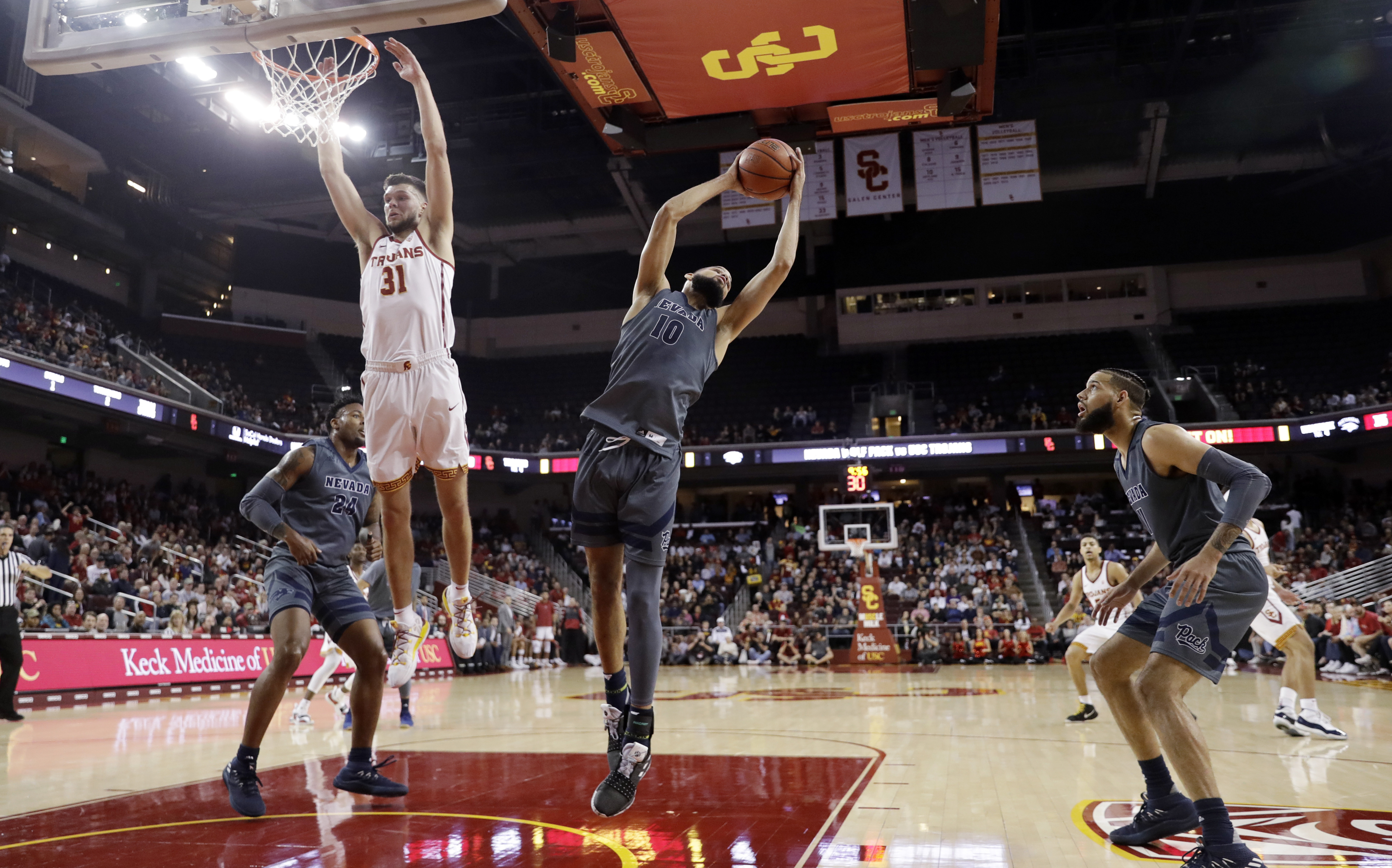 No. 5 Nevada dominates USC in 2nd half of 73-61 victory