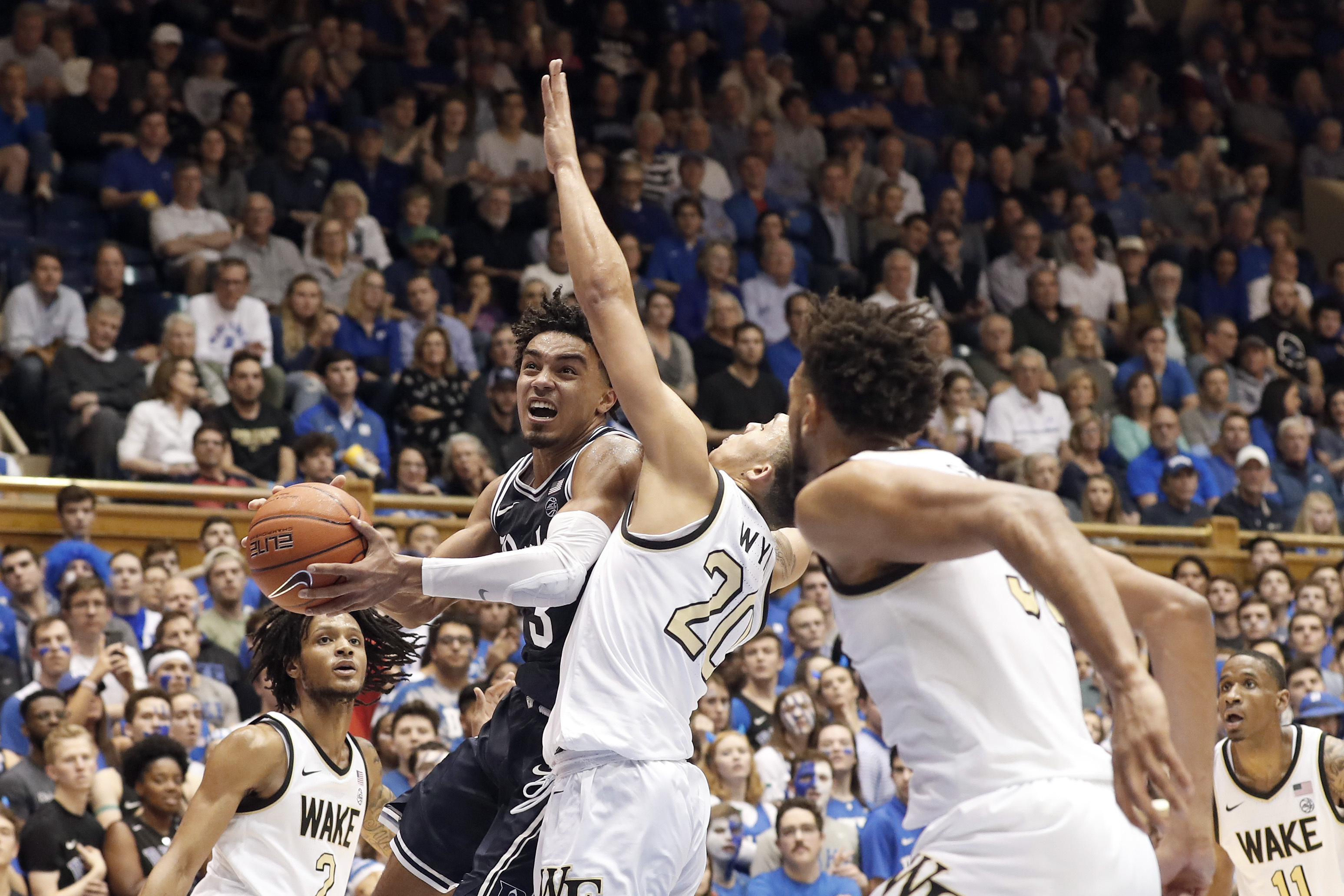 Tre Jones scores 23, No. 2 Duke routs Wake Forest 90-59