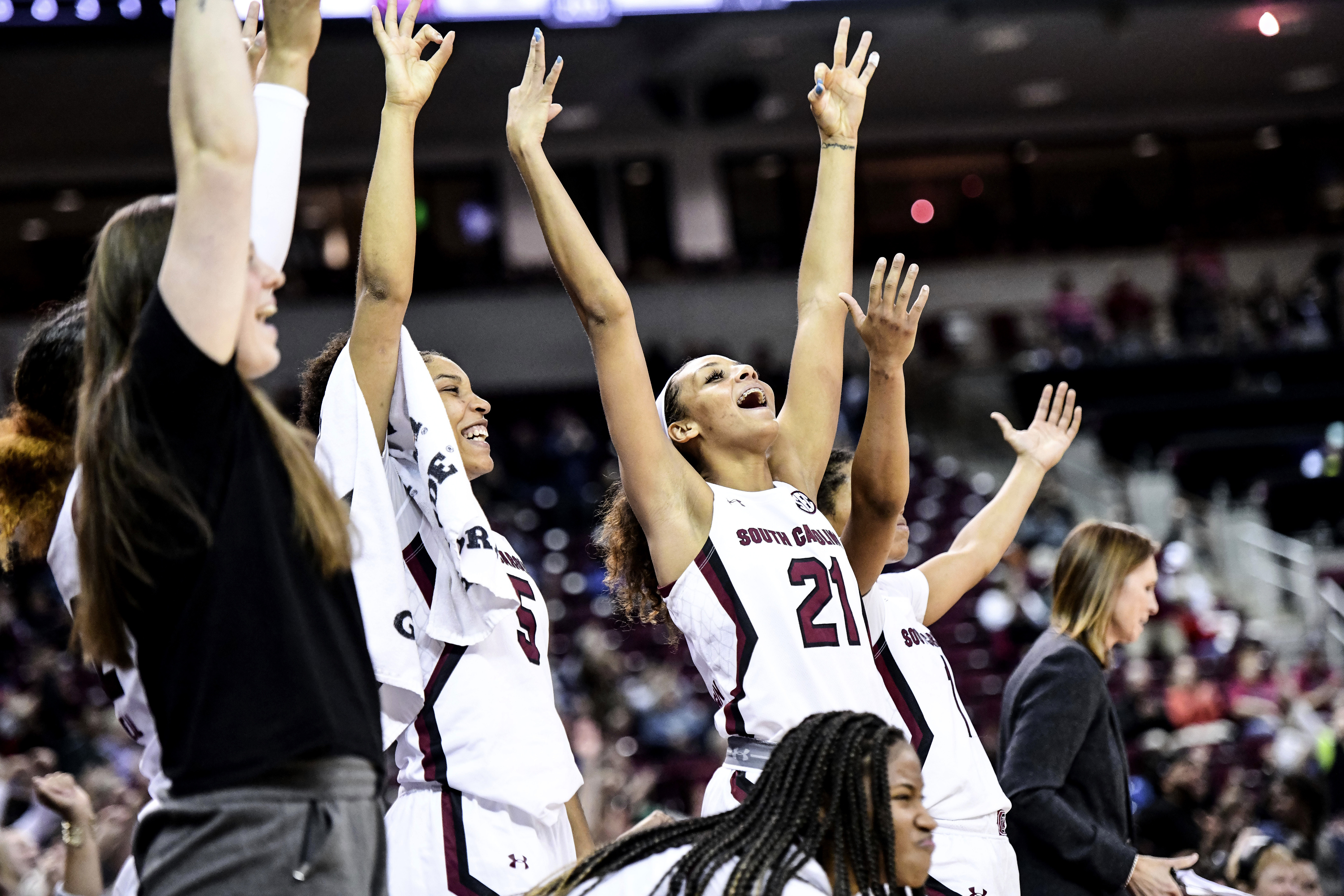 No. 5 South Carolina starts fast in an 85-49 win over Purdue