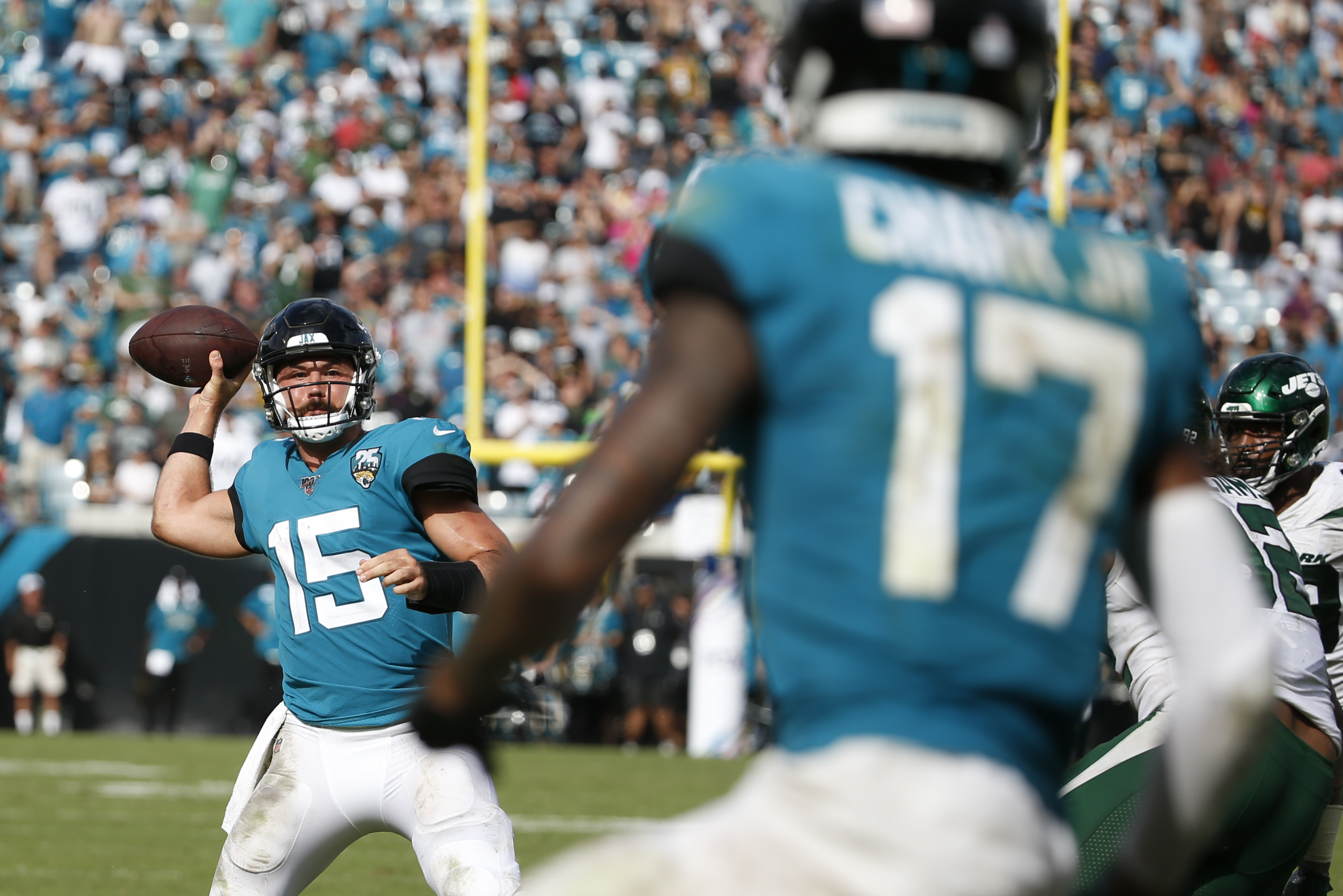 Jaguars' Minshew making himself more difficult to bench