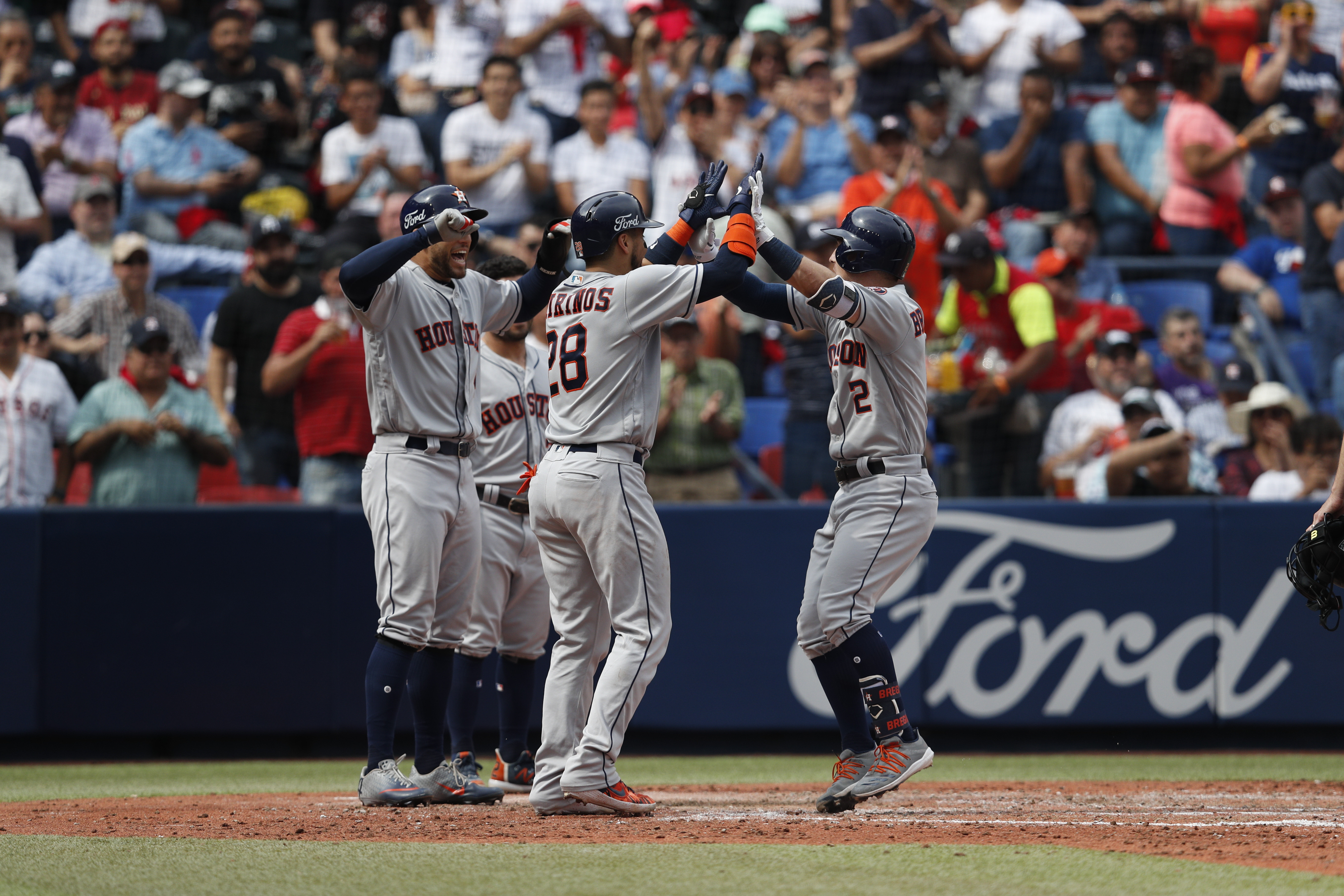Bregman’s grand slam powers Astros past Angels in Mexico