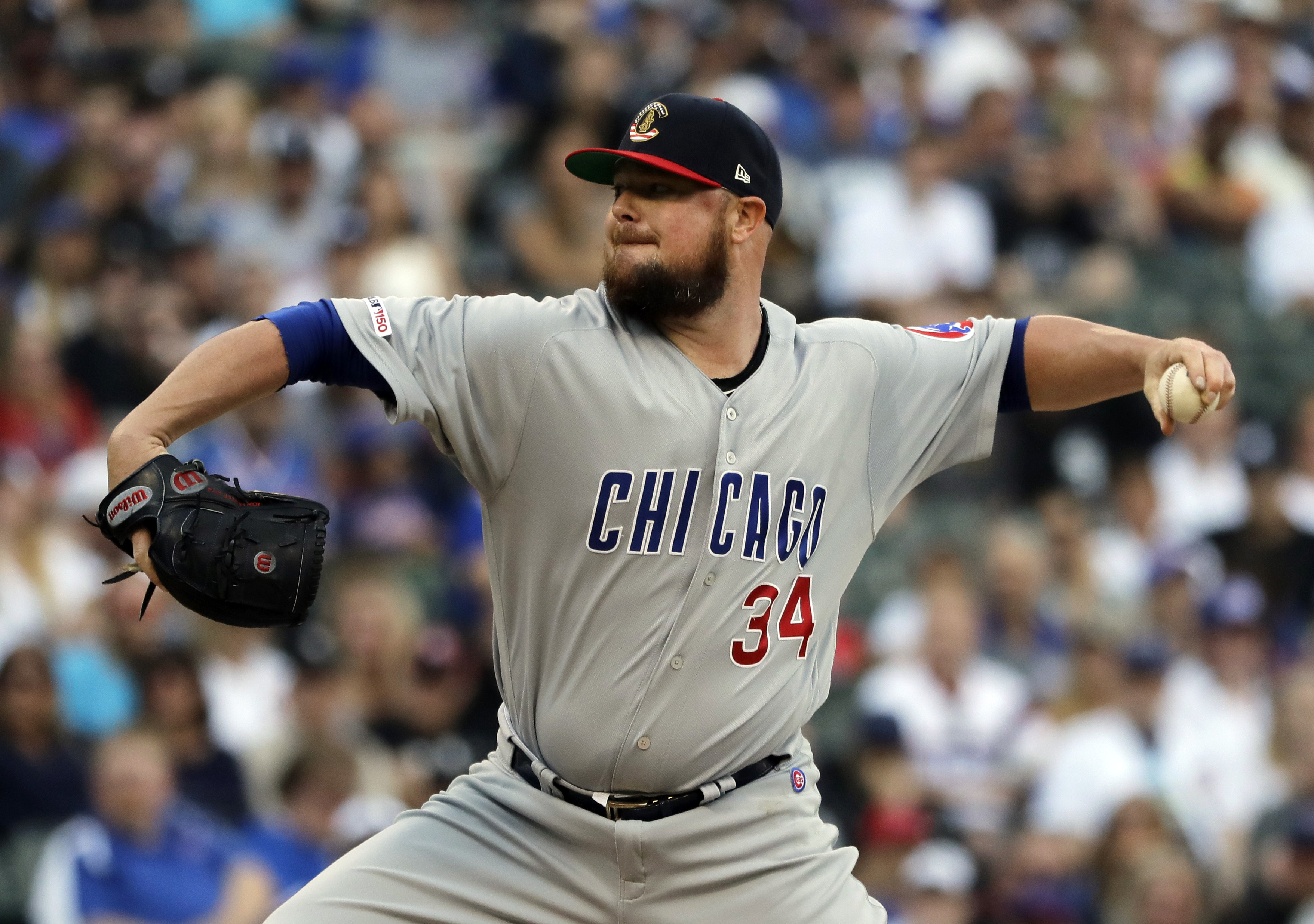 Lester pitches into 7th, Cubs beat Giolito, White Sox 6-3