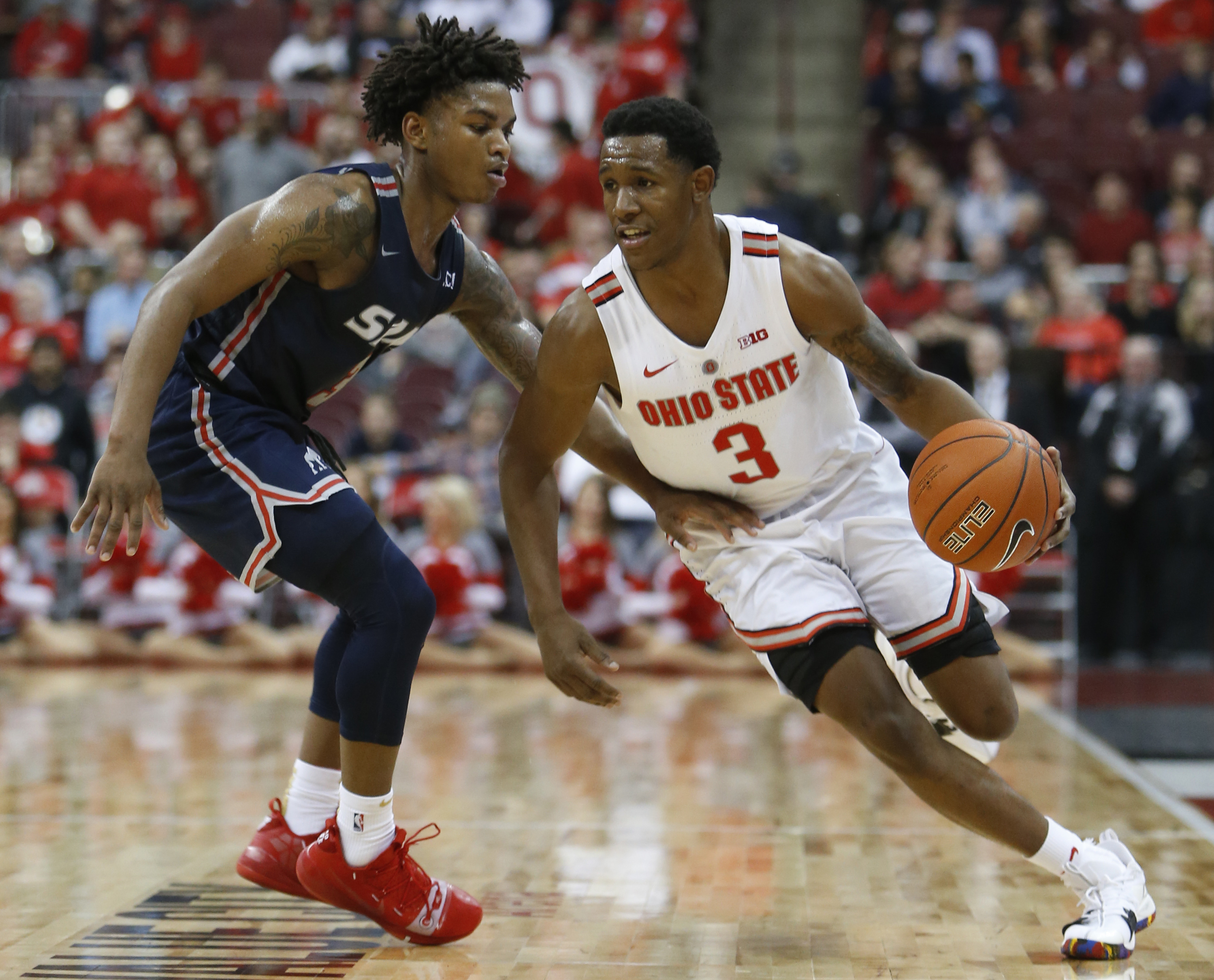 No. 23 Ohio State starts slowly but beats Samford 68-50