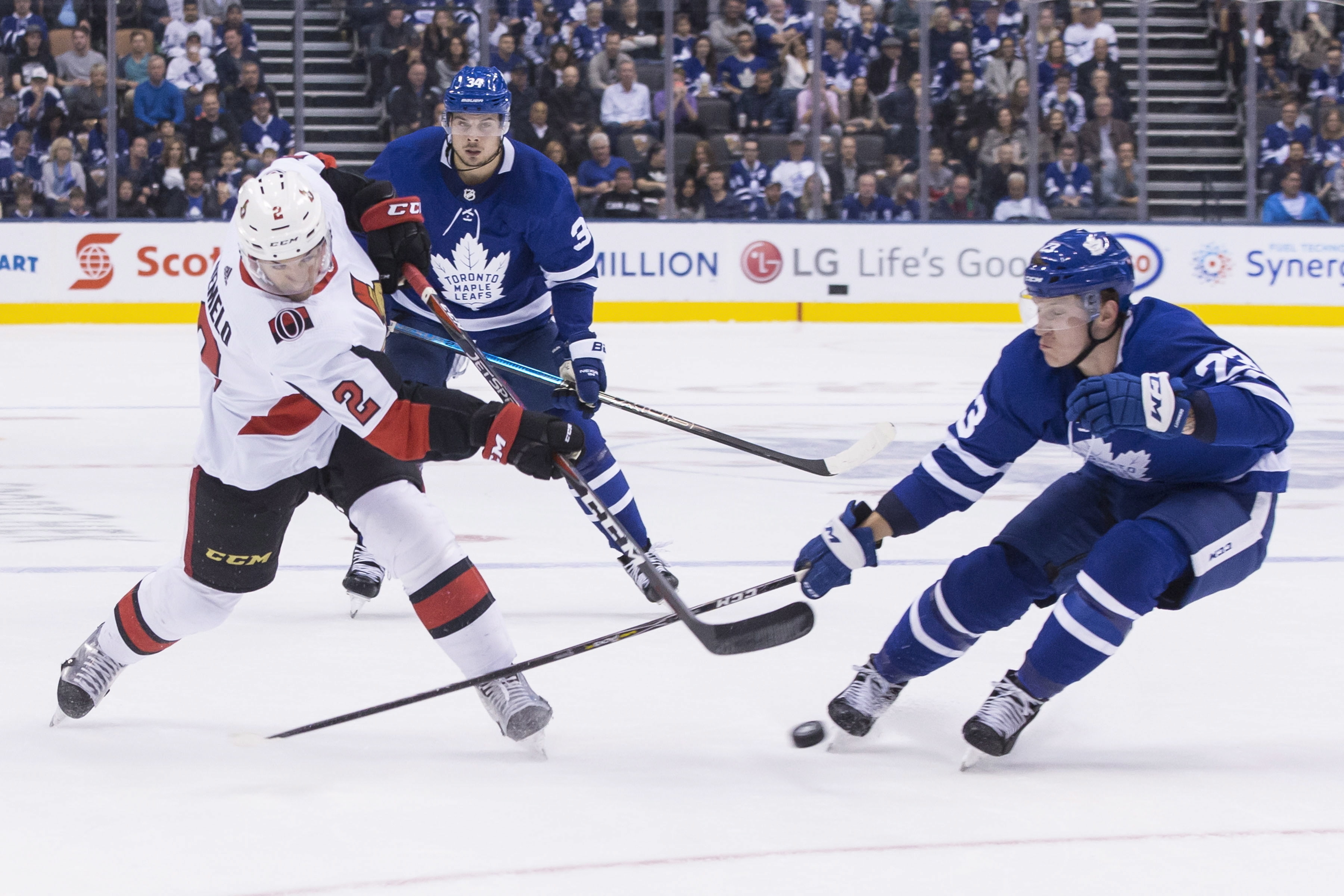 Chabot scores twice, leads Senators past Maple Leafs 5-3