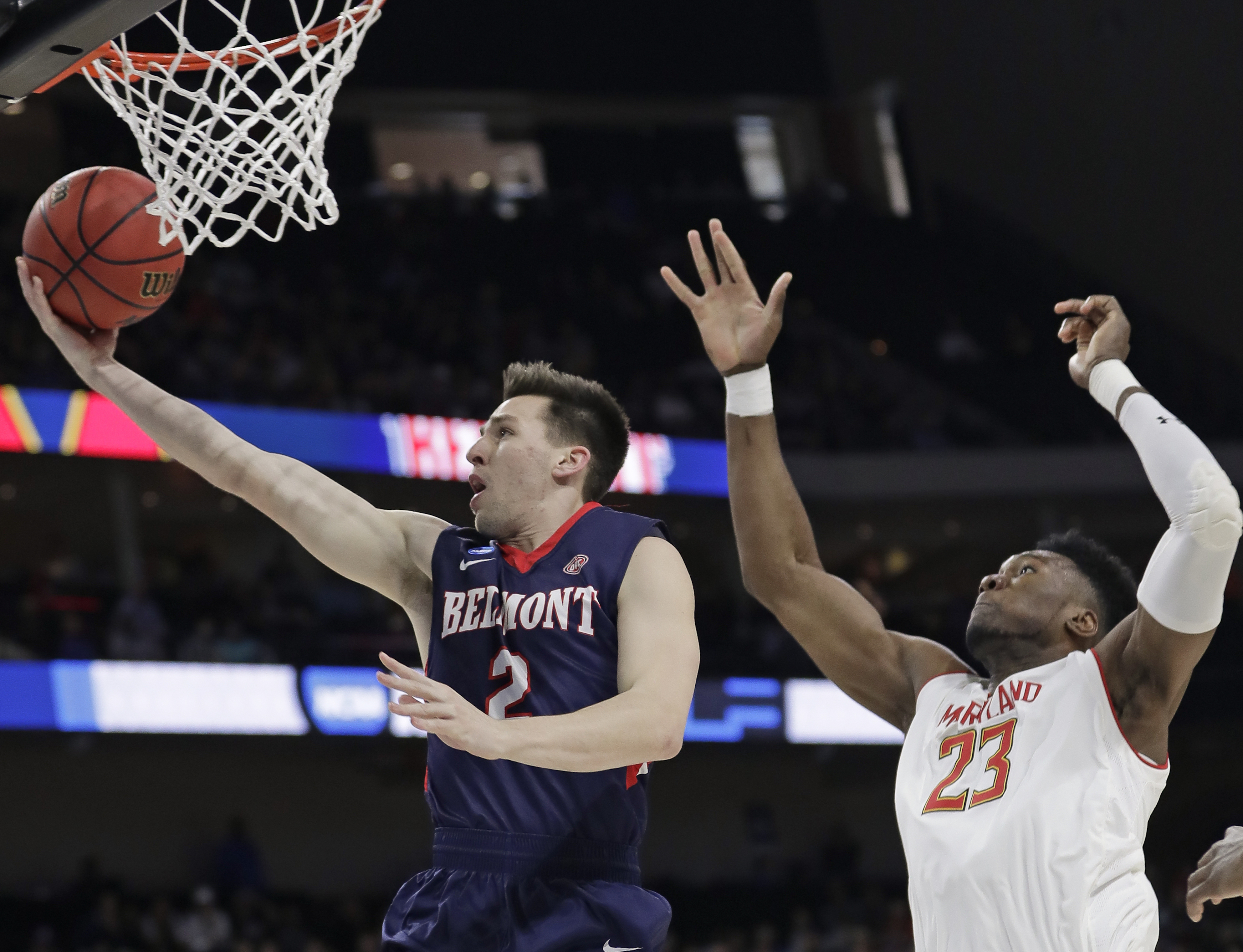 Big defensive stop allows Maryland to escape Belmont, 79-77