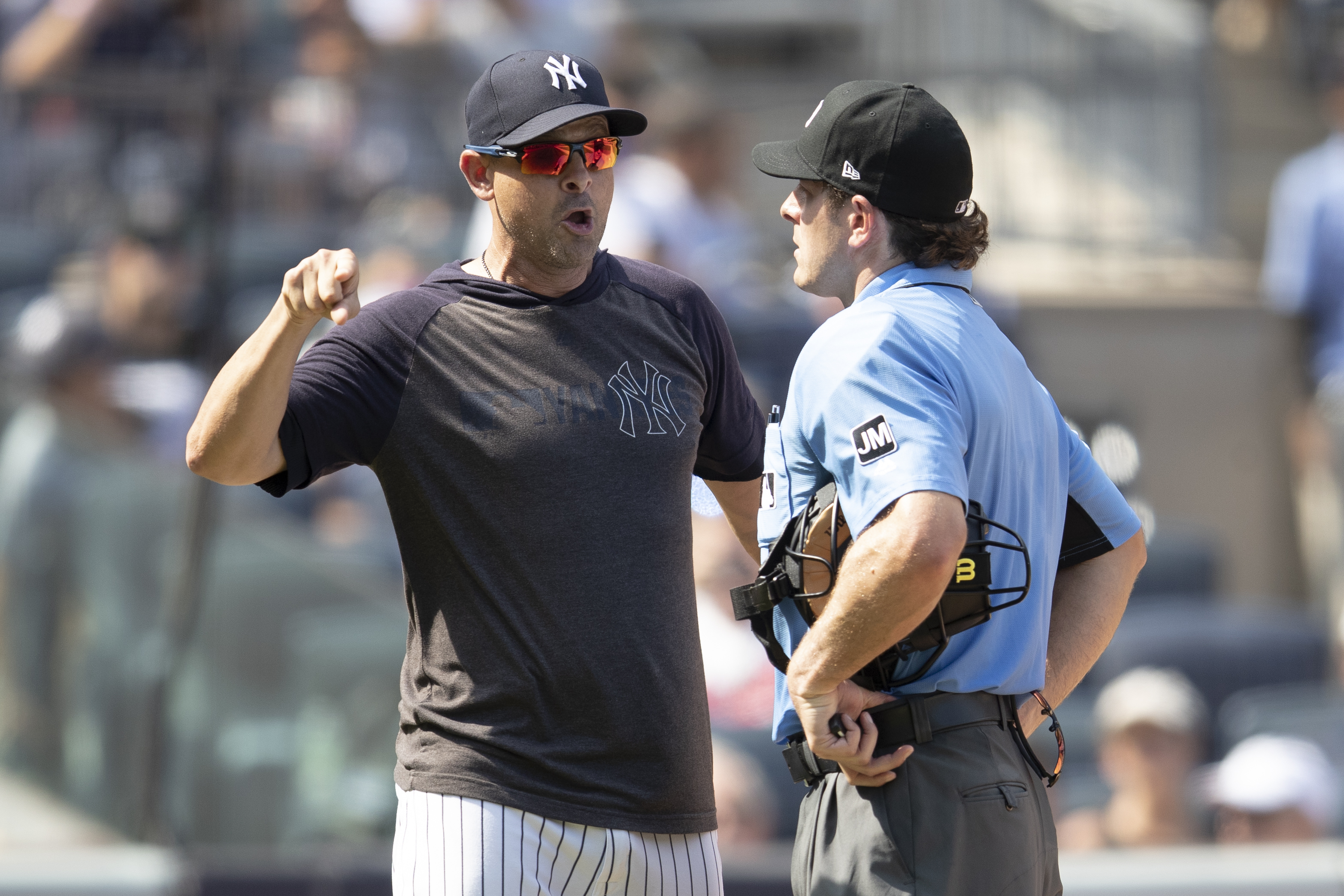 'Savages' again: Yankees erupt at umpires, beat Indians 6-5