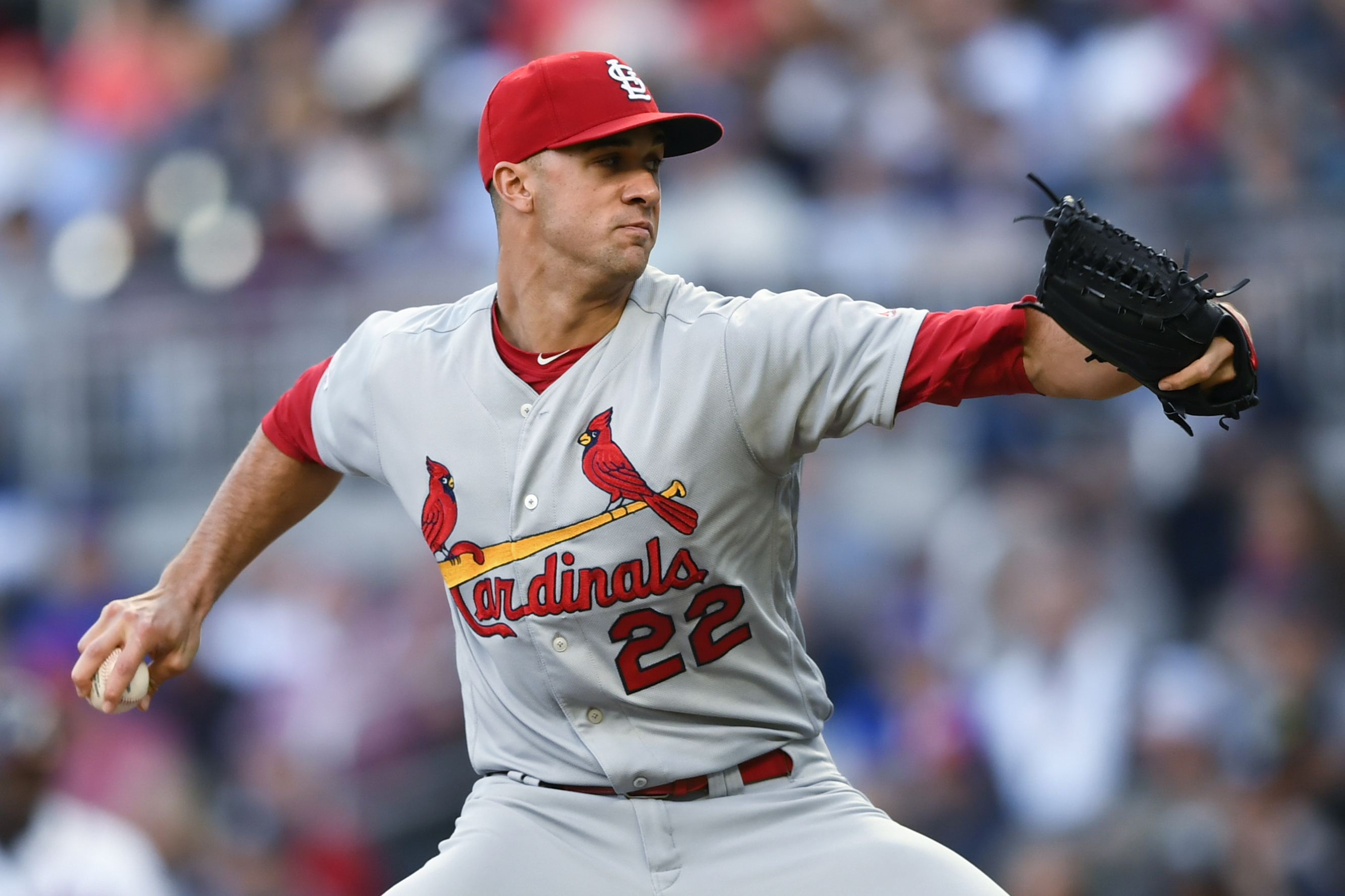 Cards hit 4 HRs to support Flaherty in 14-3 win over Braves