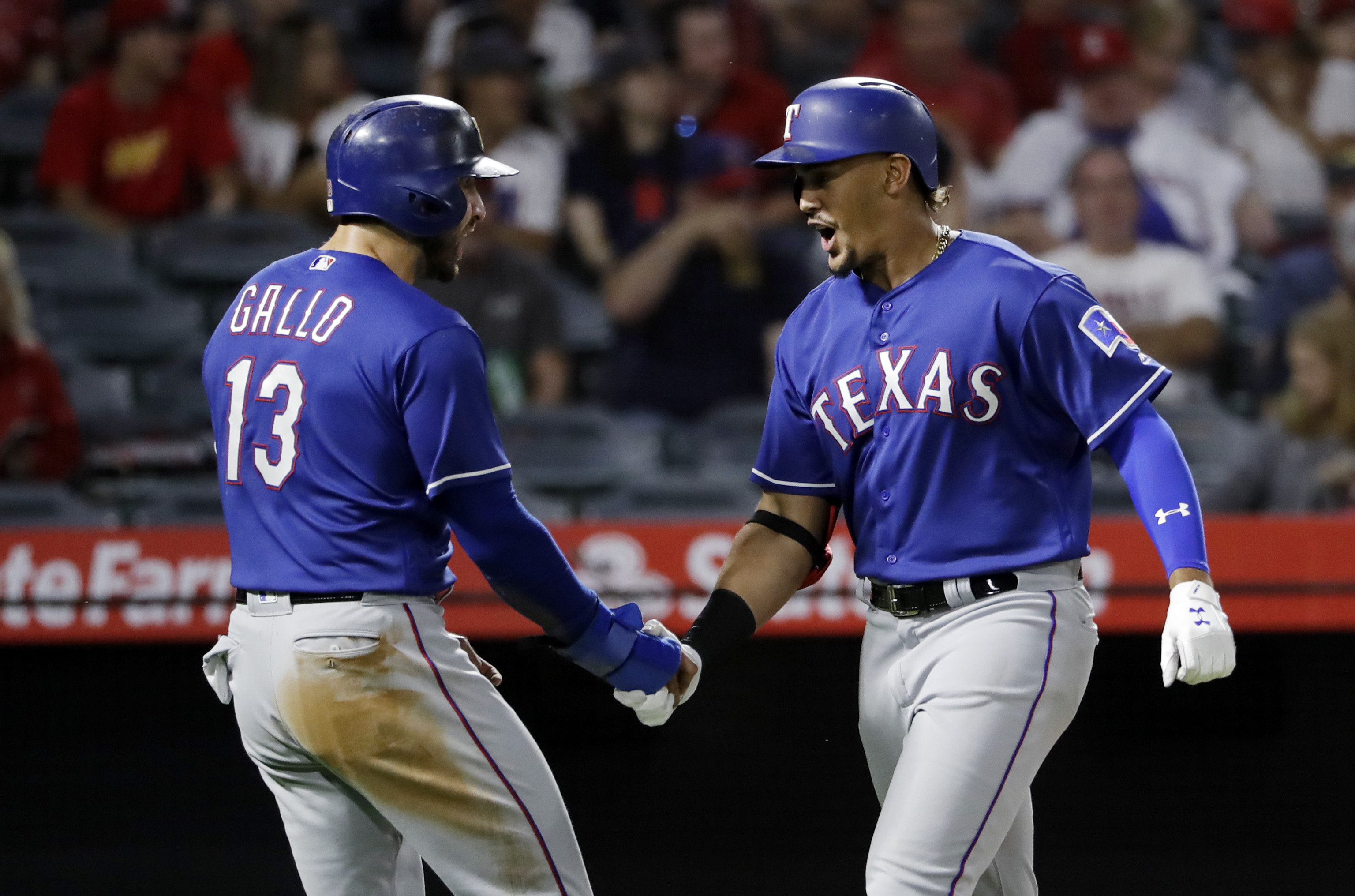 Guzman, Gallo, Minor lead Rangers past Angels to stop skid