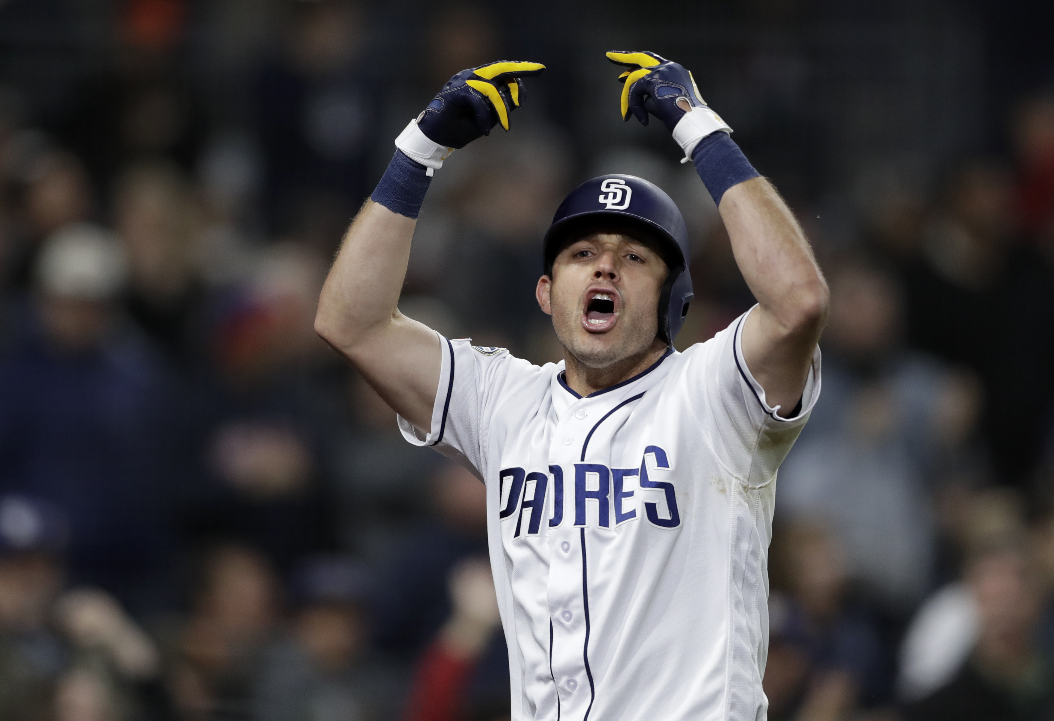 Kinsler regrets using profanity on field after big homer