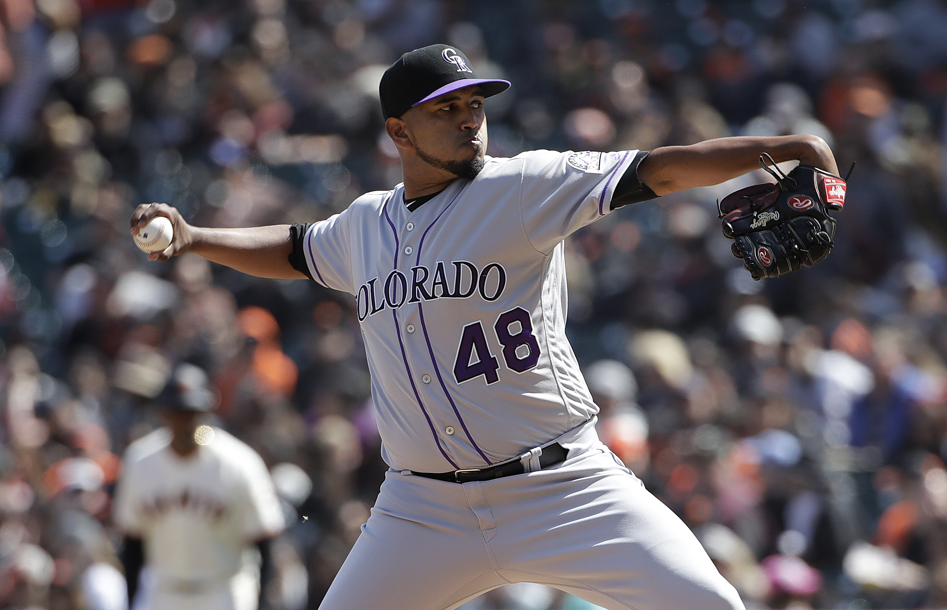Marquez throws 1-hitter, Rockies top SF 4-0, end 8-game skid