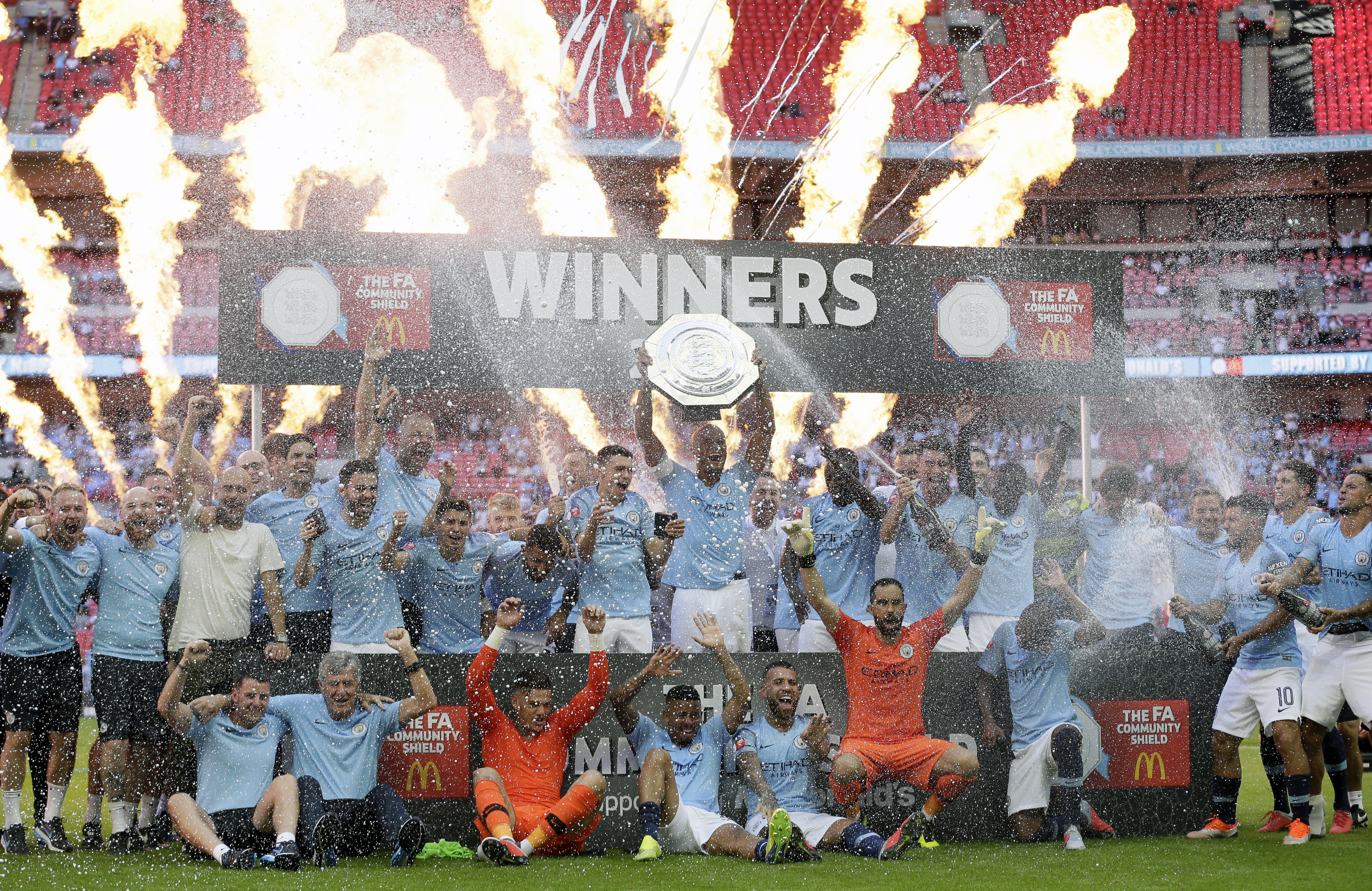 Man City beats Chelsea 2-0 to collect Community Shield