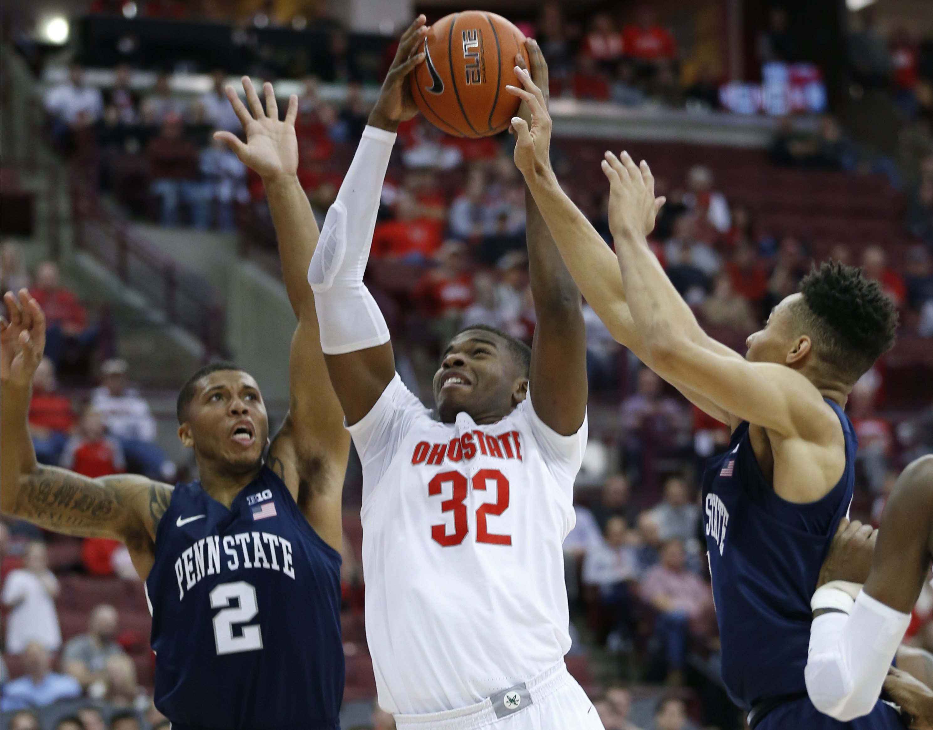 Wesson, No. 6 Ohio State cruise past Penn State 106-74