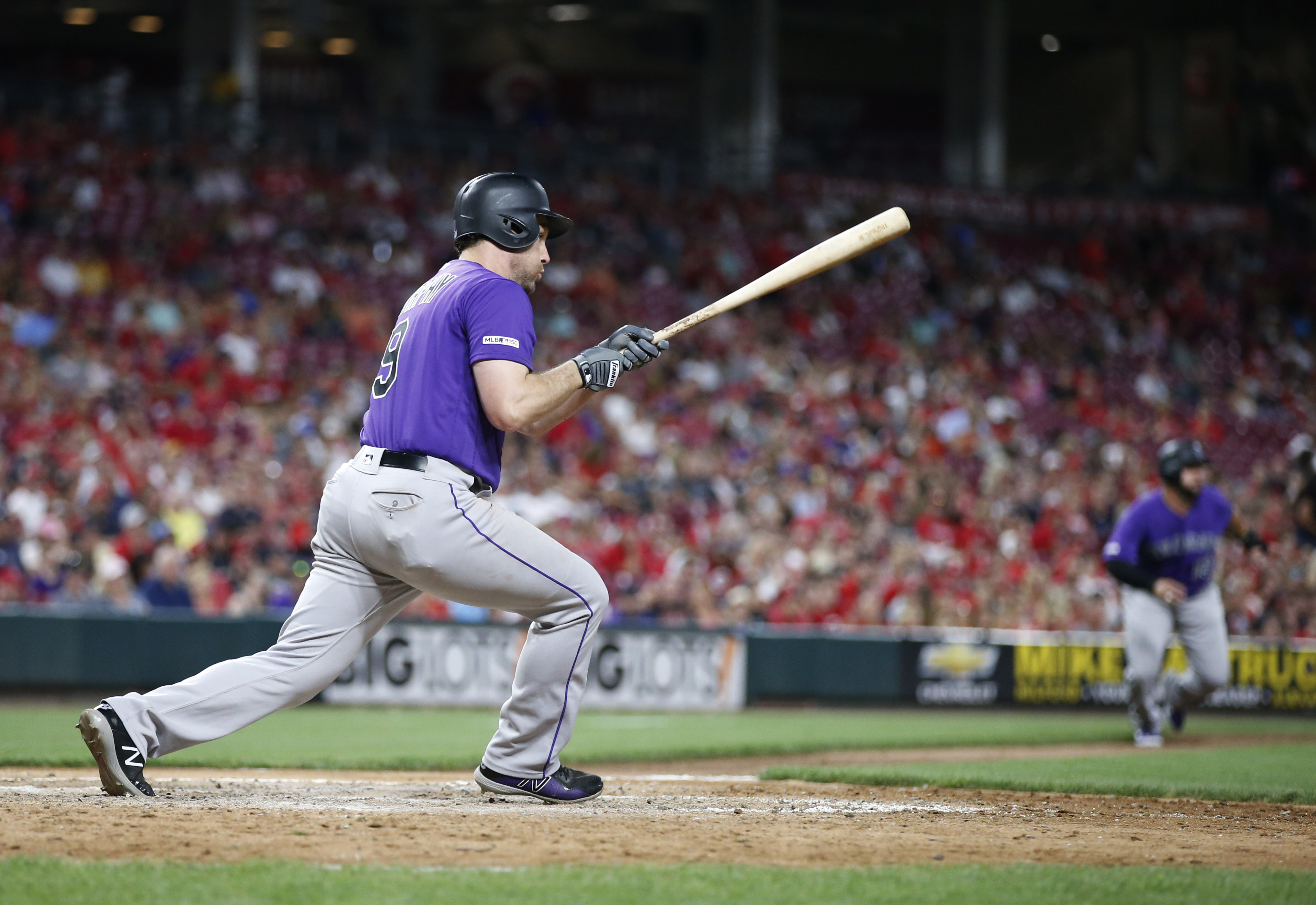 Murphy ties career high with 6 RBIs, Rockies rout Reds 12-2