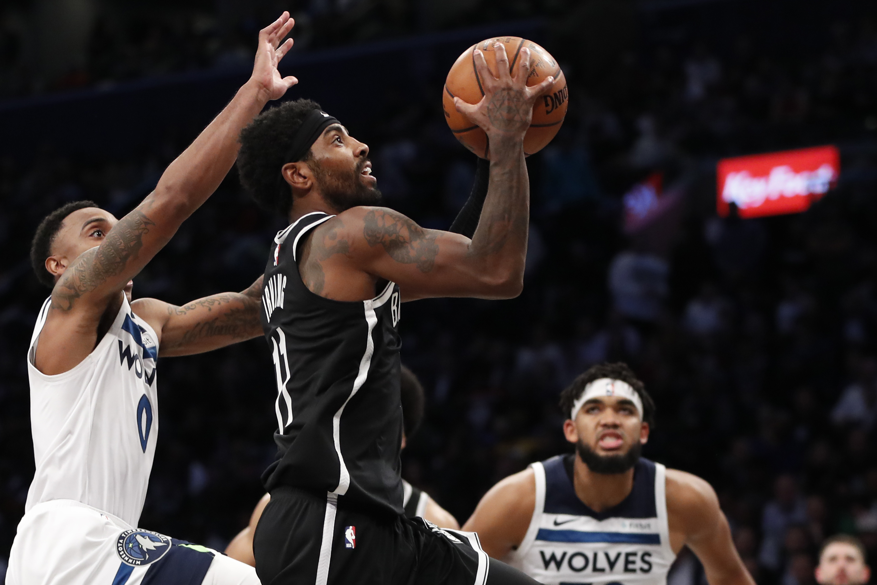 Irving has 50 points in Brooklyn debut, Nets fall to Wolves