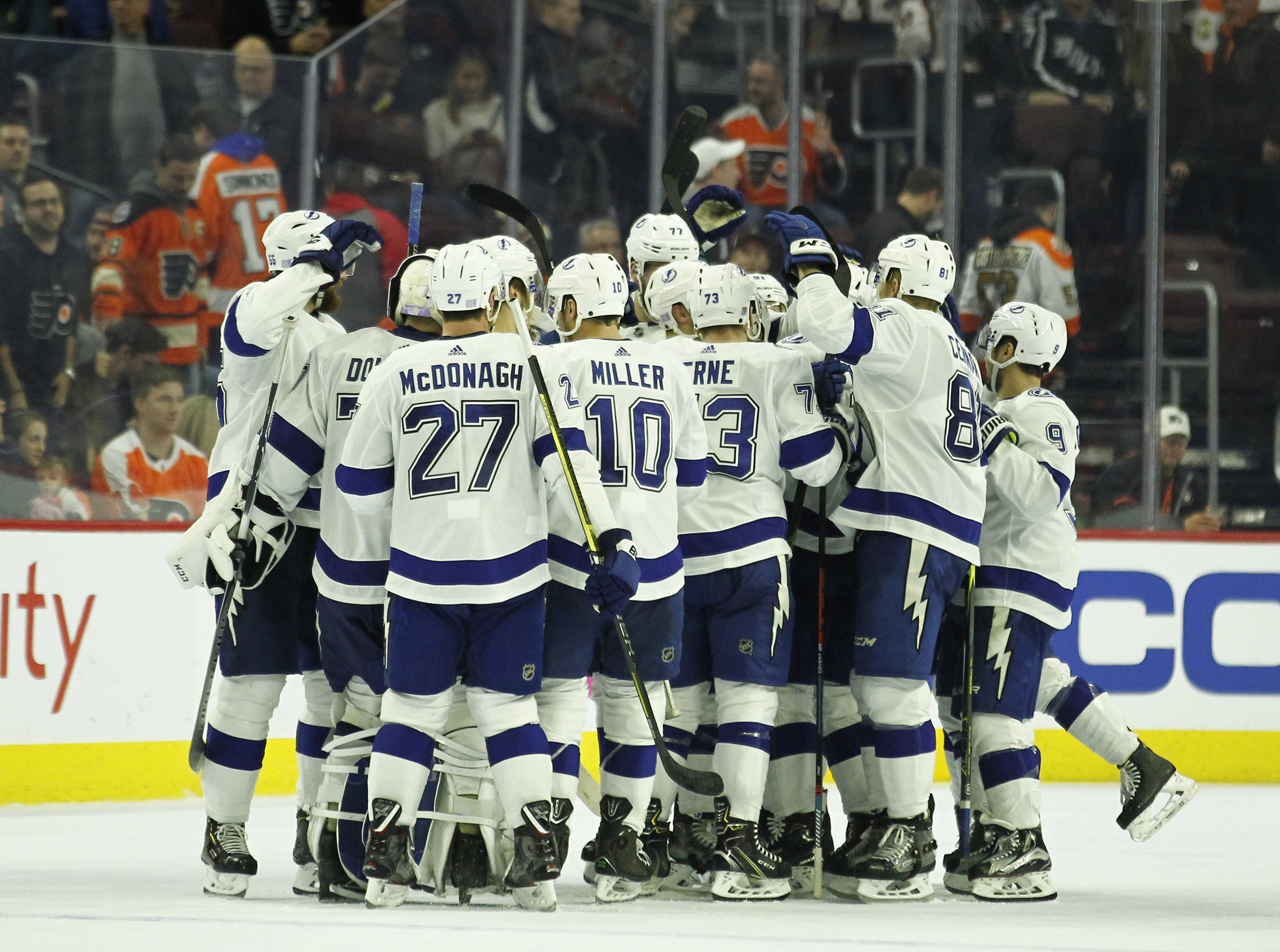 Cirelli scores in OT as Lightning beat Flyers 6-5