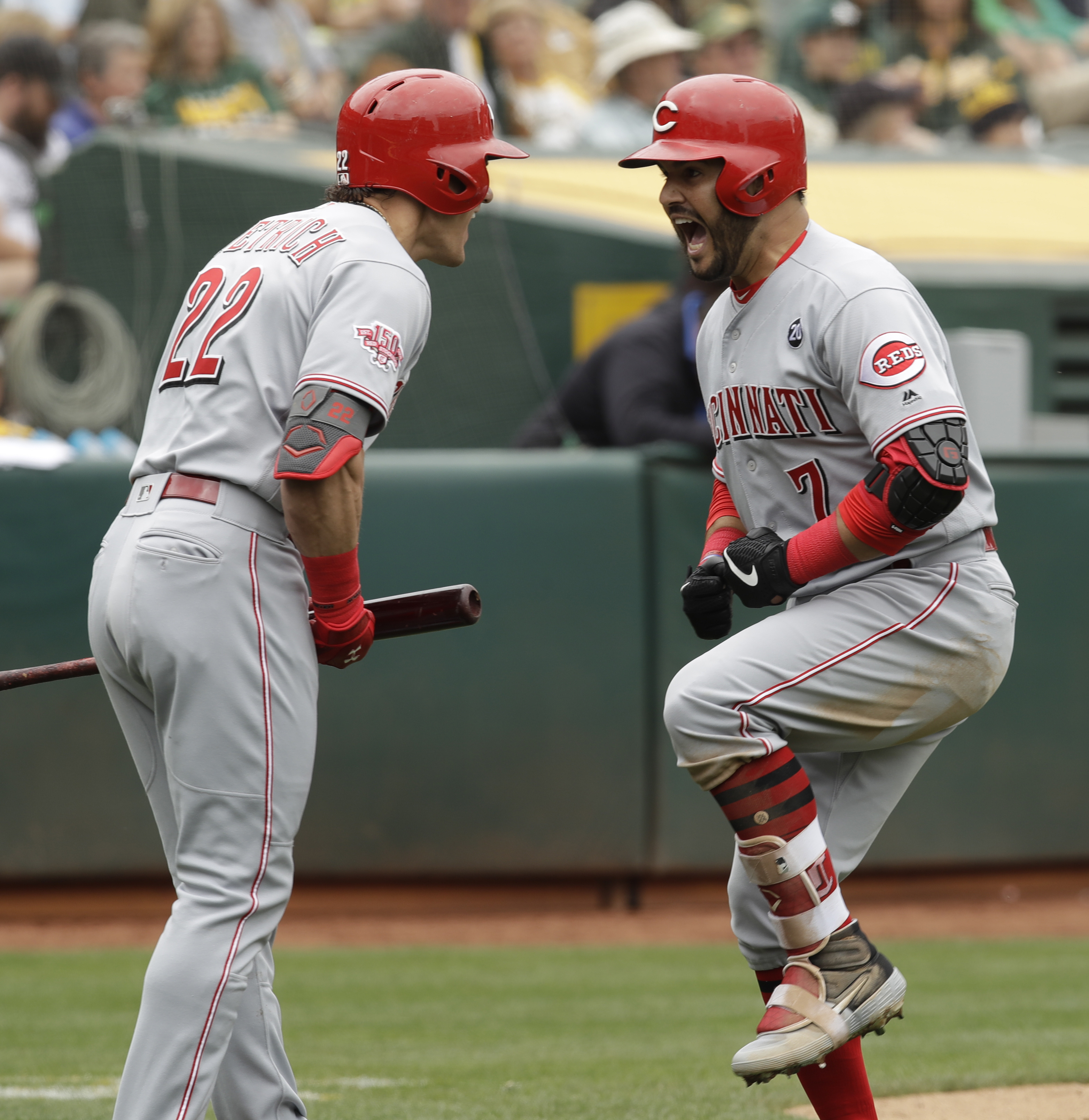 Reds avoid sweep with 3-0 win against A’s
