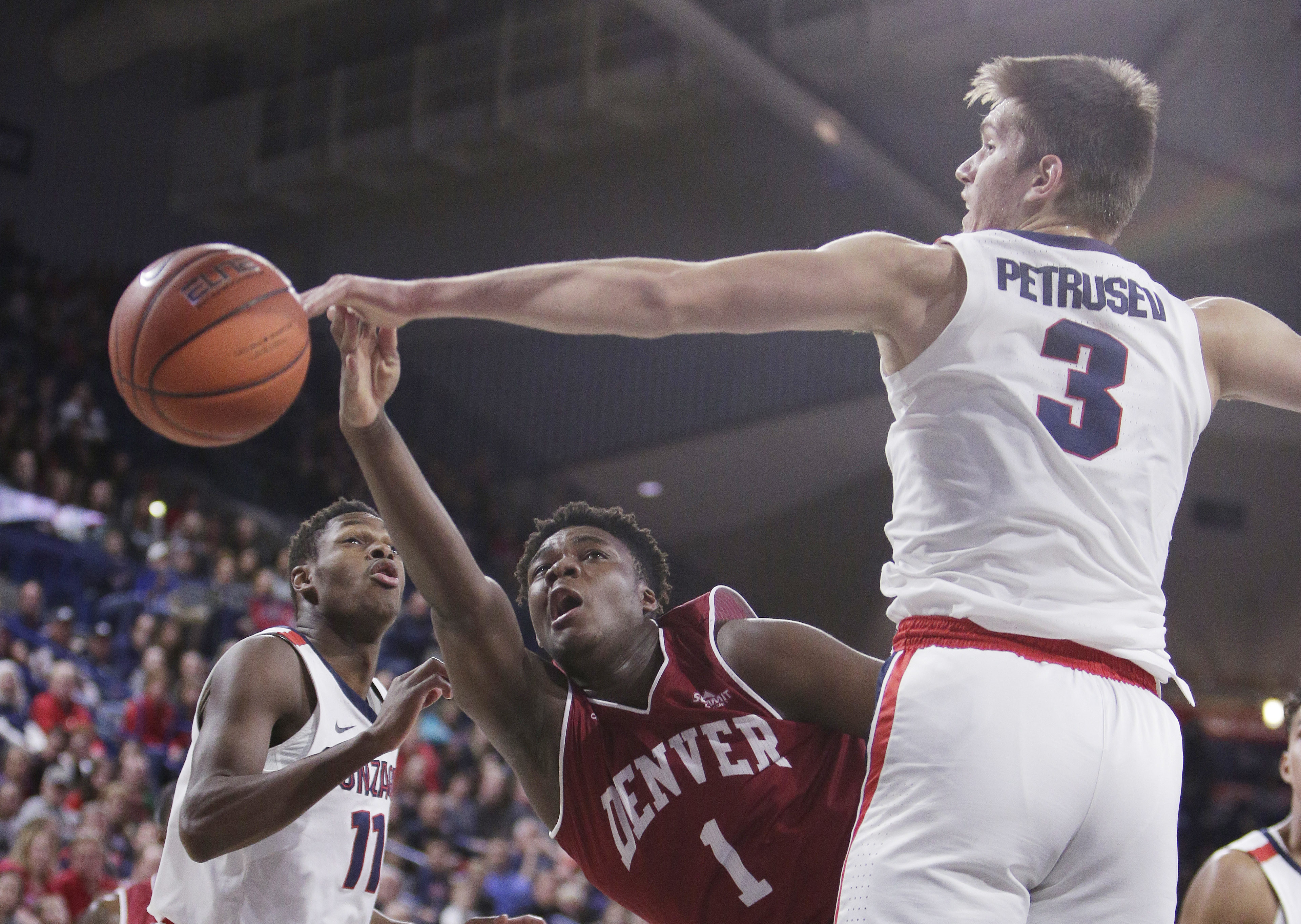No. 8 Gonzaga buries Denver early in 101-40 victory