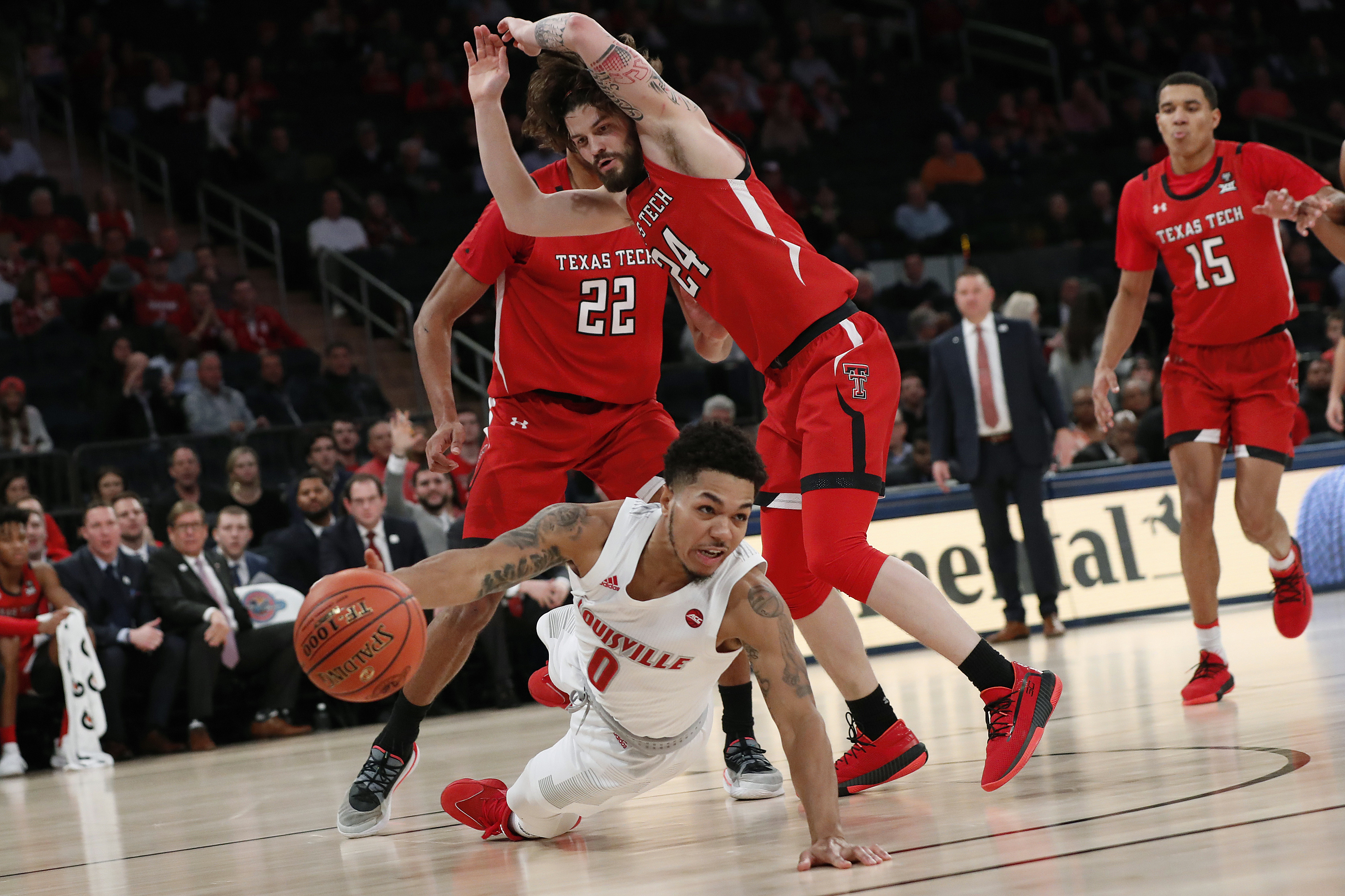 Top-ranked Louisville beaten by Texas Tech 70-57