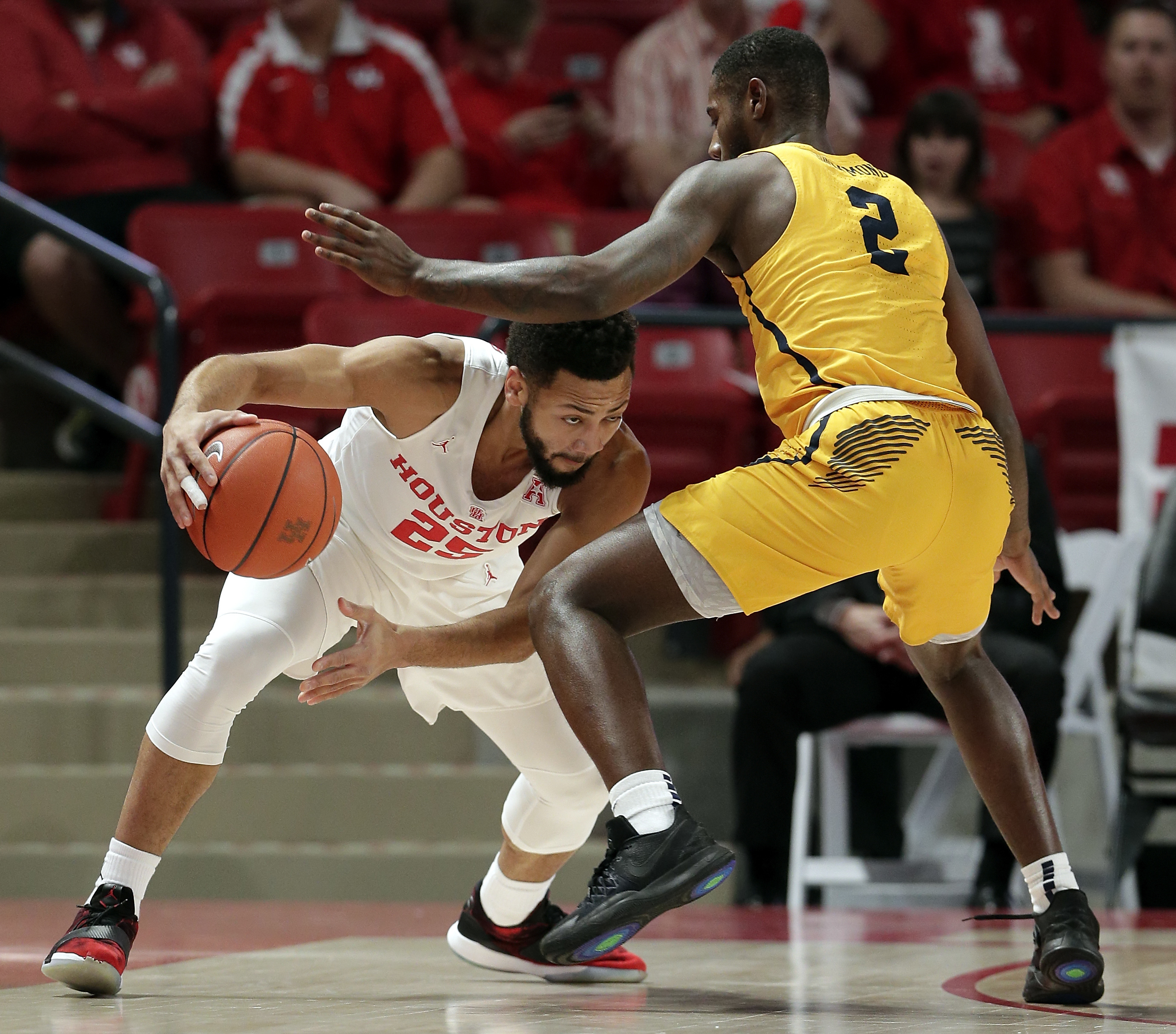 No. 21 Houston improves to 12-0, routing winless Coppin St
