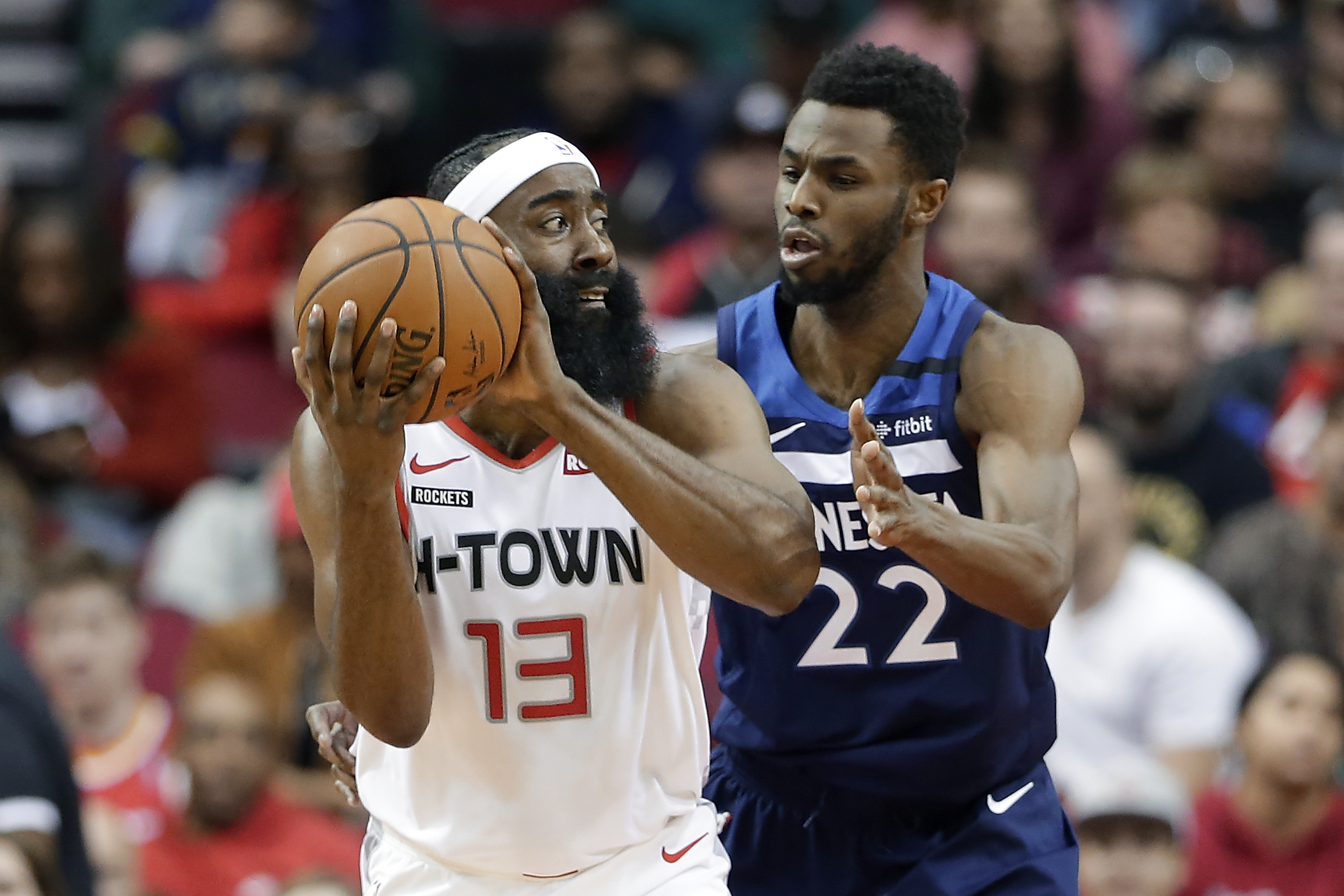 Harden passes 20,000 points, Rockets beat Wolves 139-109