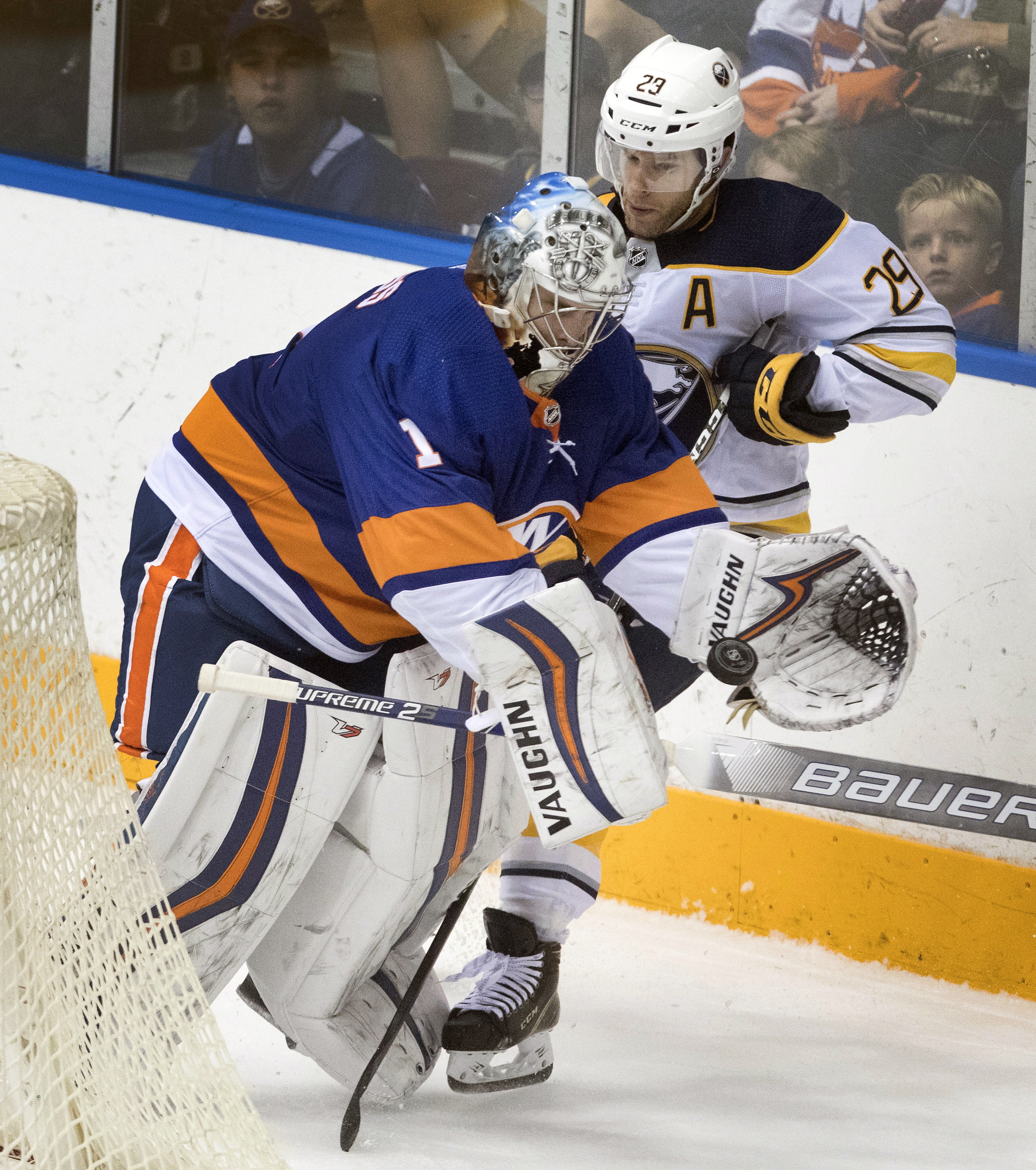 Rasmus Dahlin scores 1st goal, Sabres beat Islanders