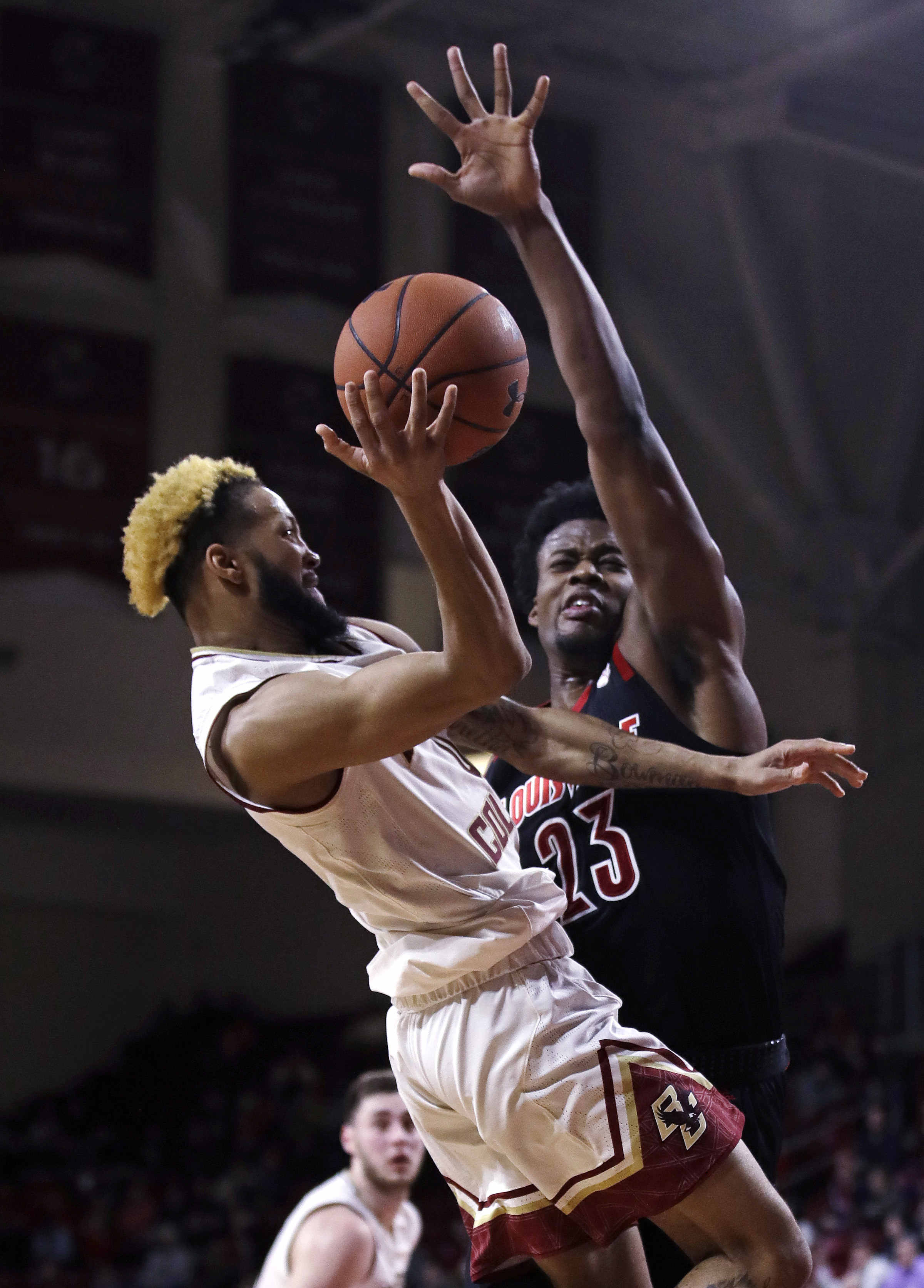 Bowman leads Boston College to 66-59 victory over Louisville
